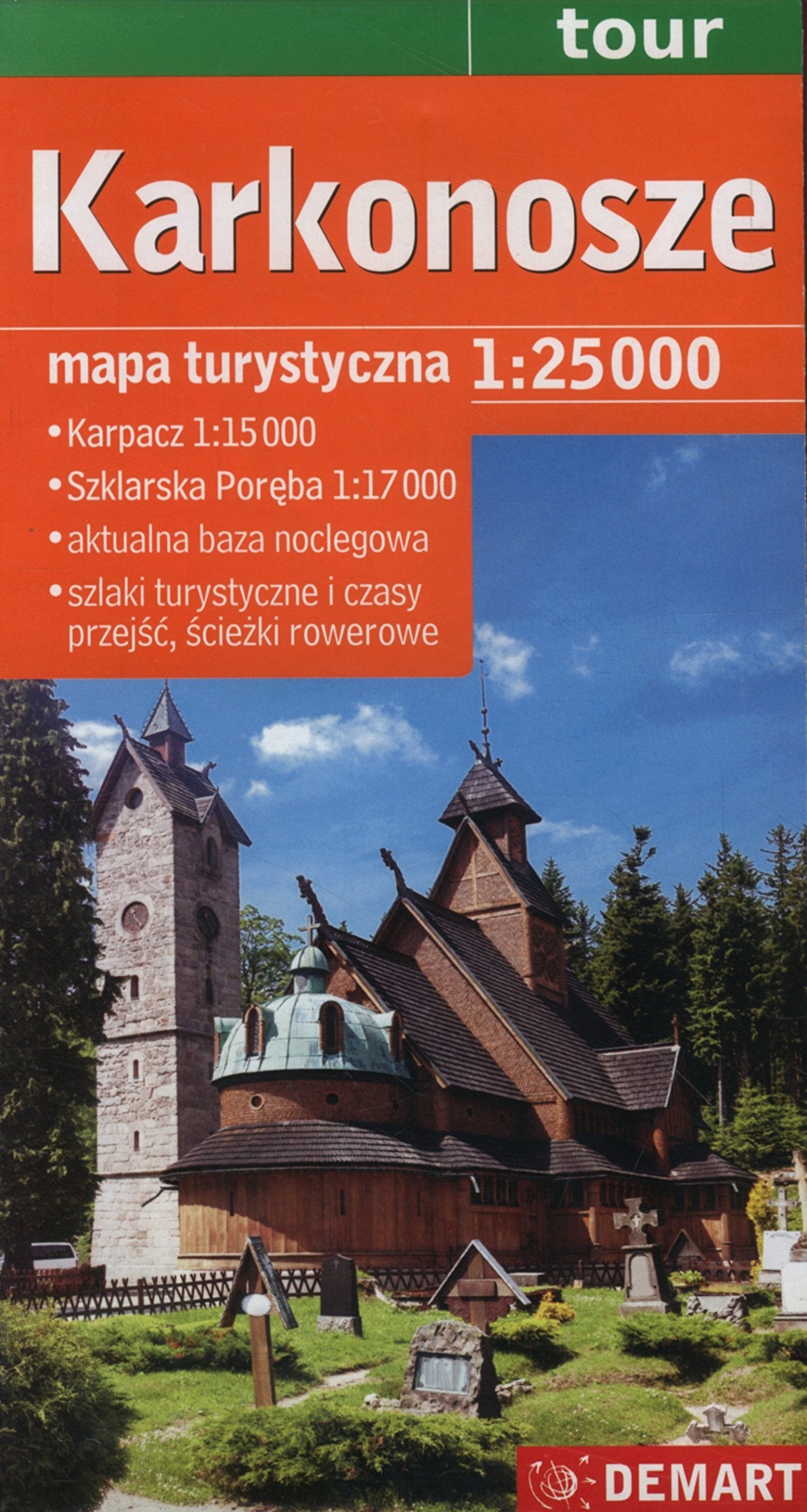 Karkonosze mapa turystyczna 1:25 000 (TOUR) Maps & Plans