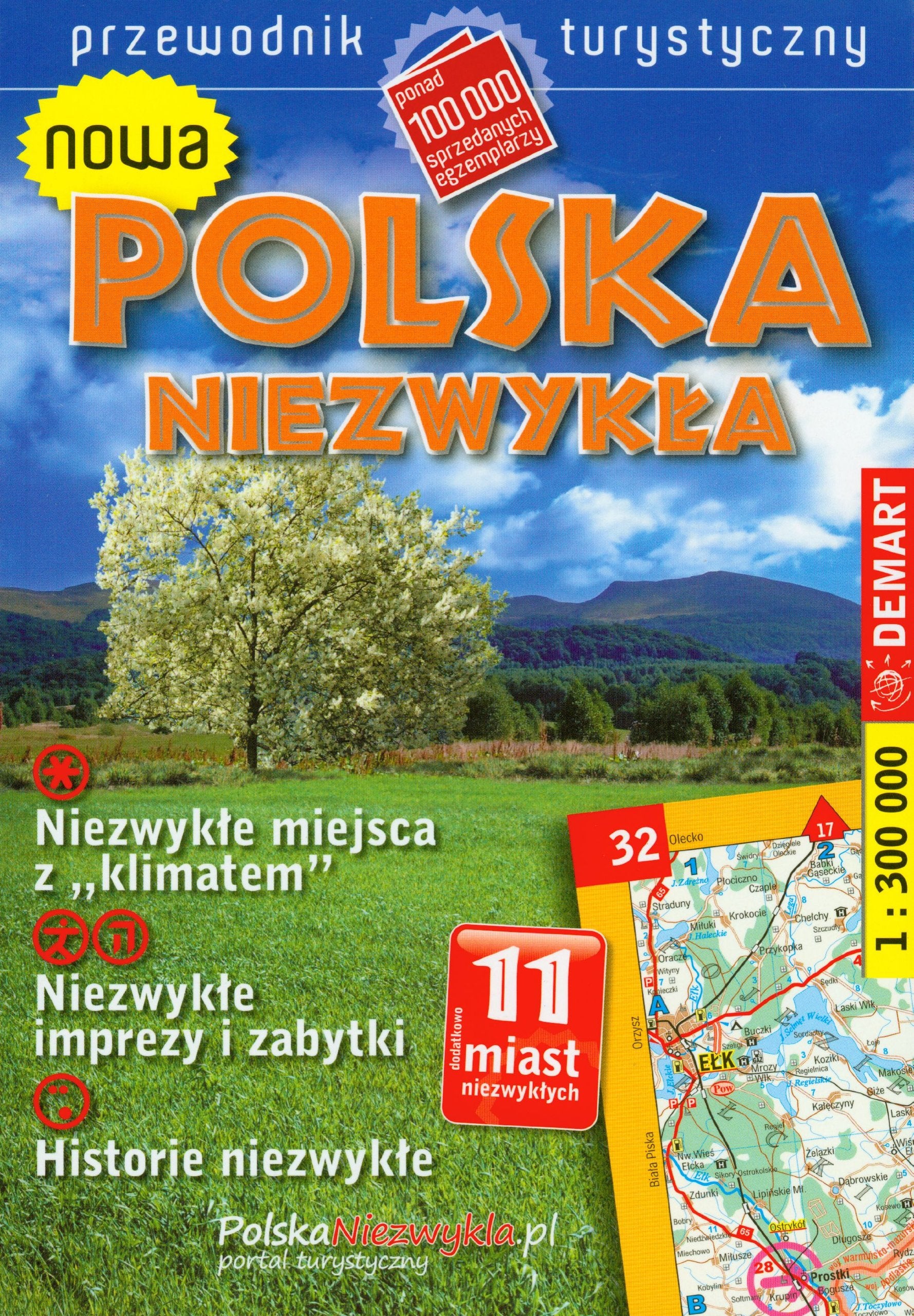 Polska Niezwykła 1:300 000: Przewodnik turystyczny Books