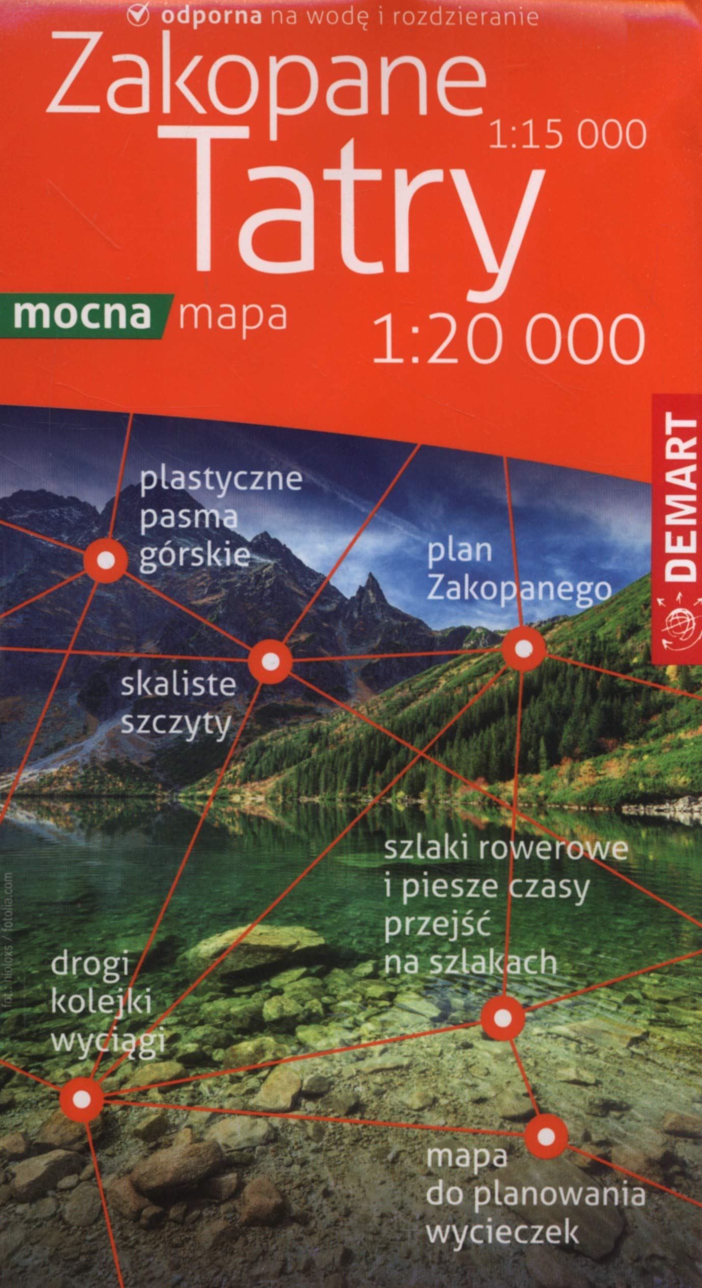 Tatry Zakopane Mapa turystyczna 1:20 000 Maps & Plans