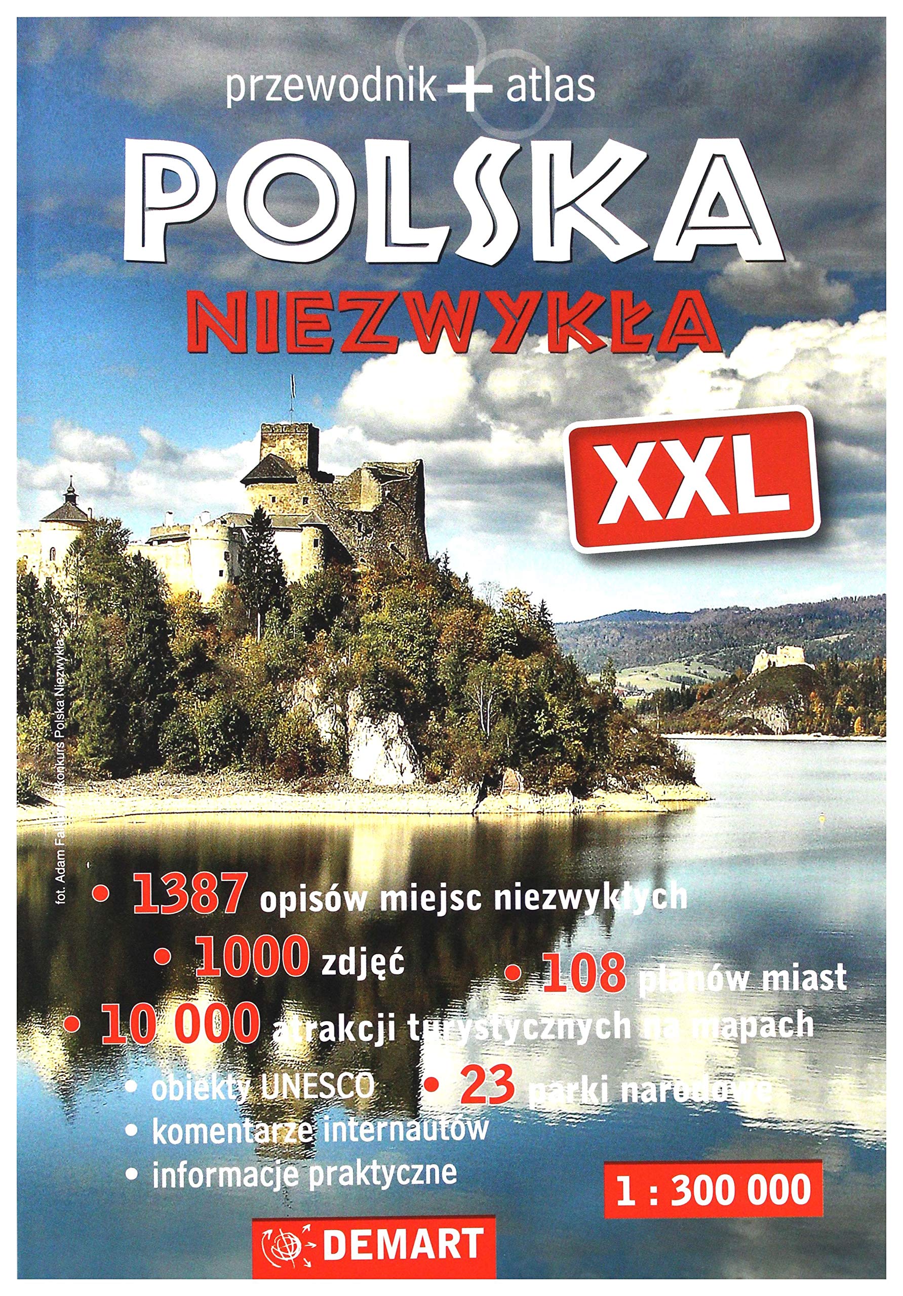 Polska niezwykła XXL Przewodnik + atlas Books