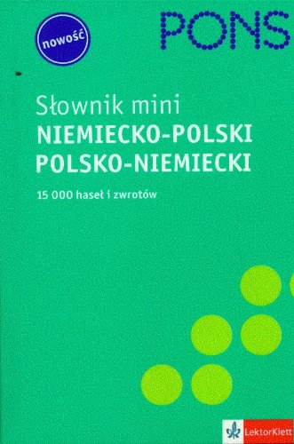 Pons słownik mini niemiecko-polski polsko-niemiecki Books