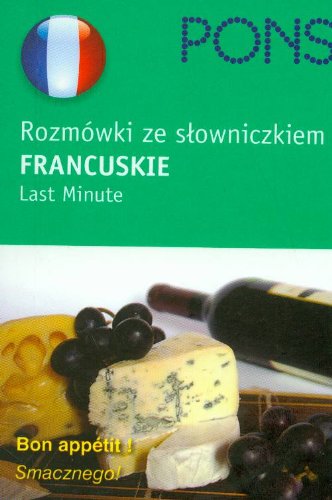 Pons rozmówki ze słowniczkiem francuskie last minute book