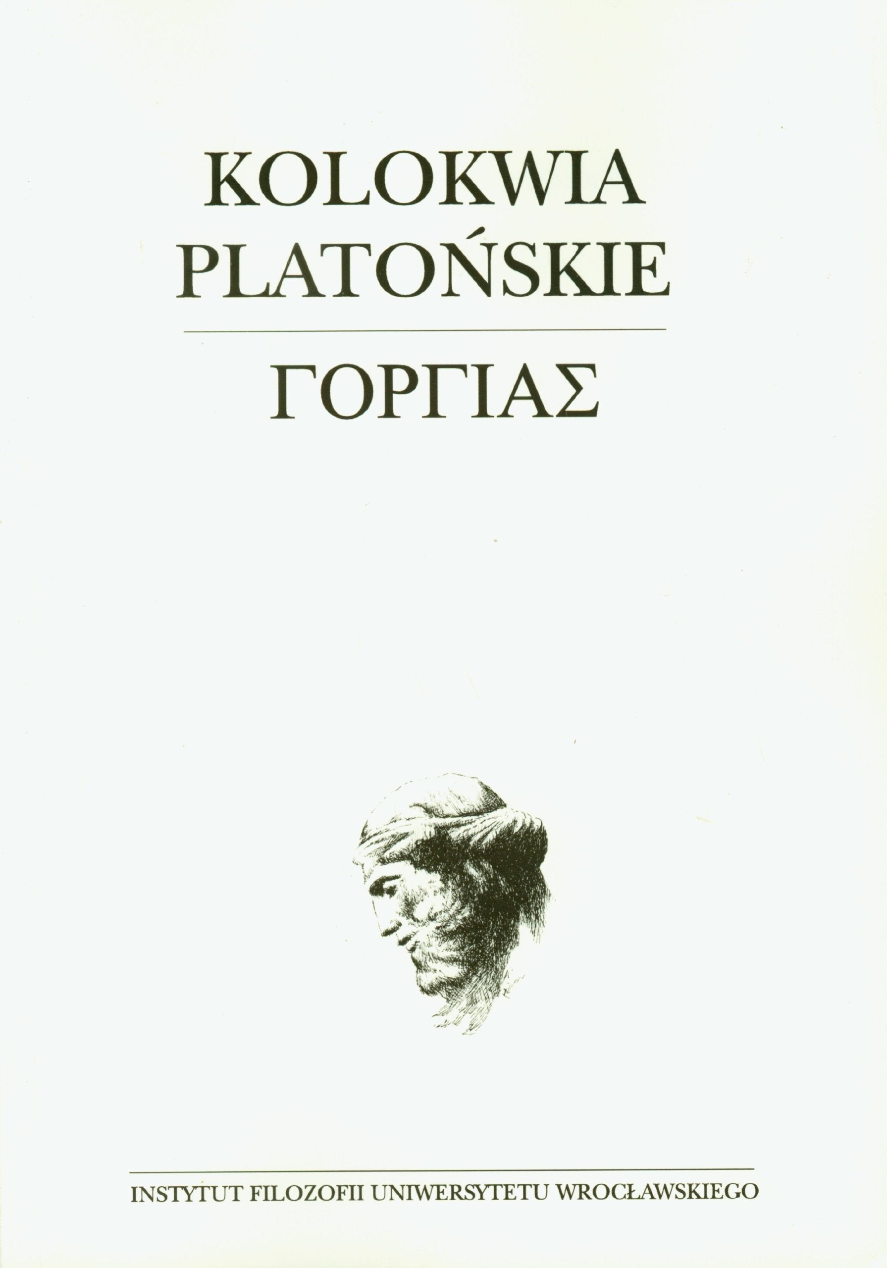 Kolokwia Platońskie Gorgiasz Books