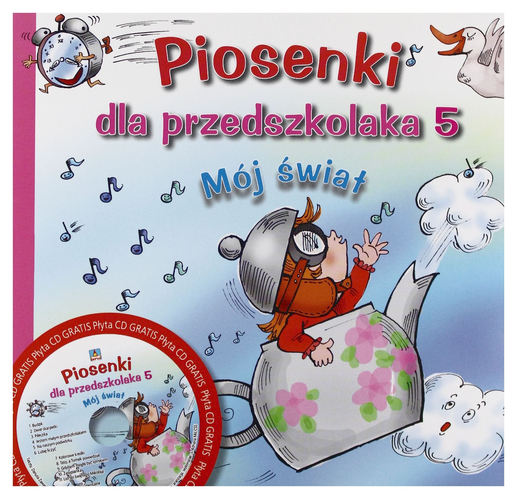 Piosenki dla przedszkolaka 5 Mój świat z płytą CD Books
