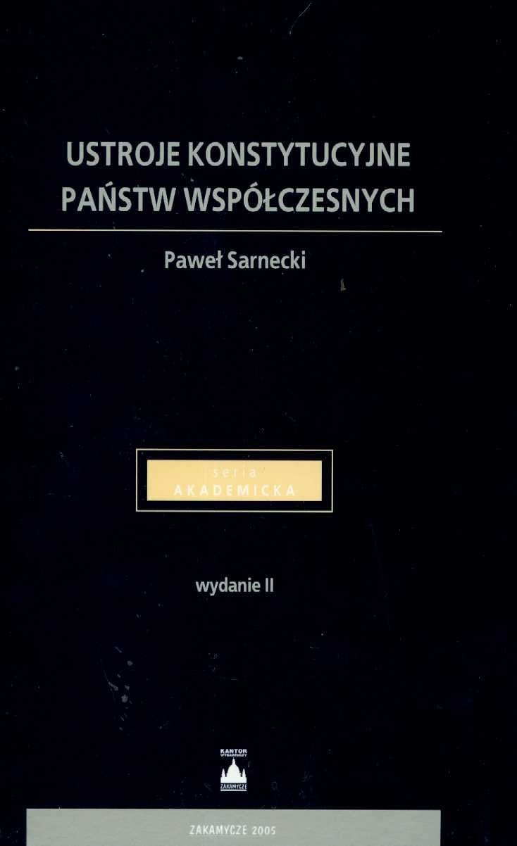 Ustroje konstytucyjne panstw wspólczesnych Books