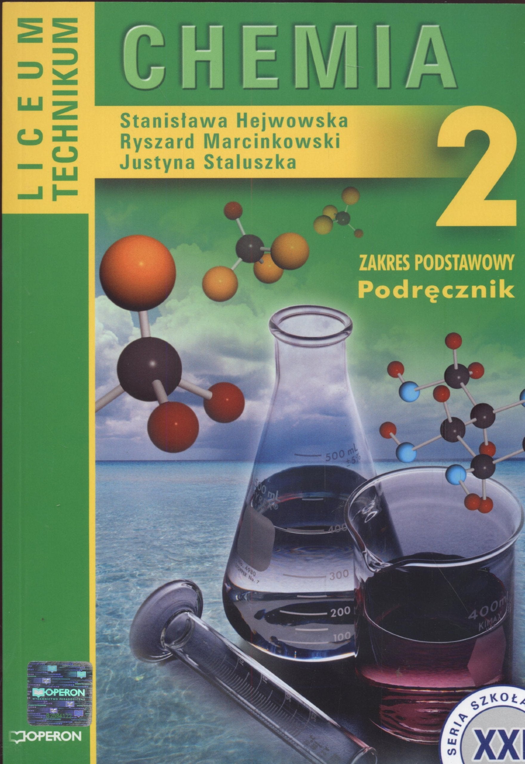 Chemia 2 Podręcznik: Liceum technikum Zakres podstawowy (SZKOŁA XXI) Books