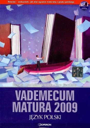 Vademecum Matura 2009 z plyta CD jezyk polski book