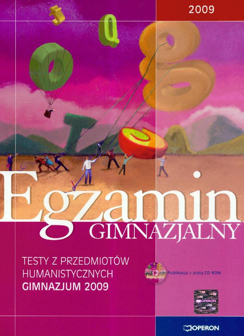 Egzamin gimnazjalny testy z przedmiotów humanistycznych z płytą CD: gimnazjum Books