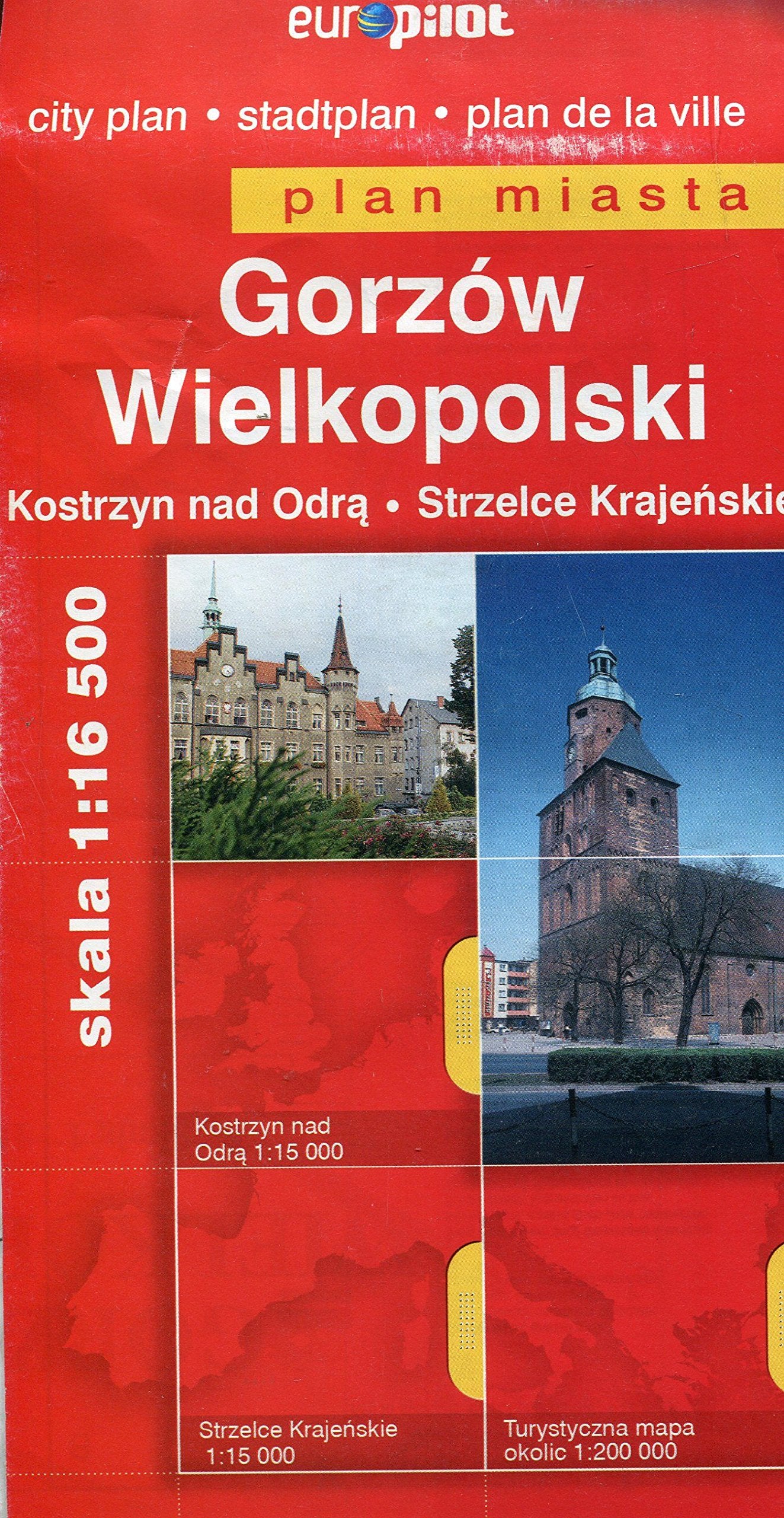 Gorzów Wielkopolski plan miasta 1:16 500 Maps & Plans