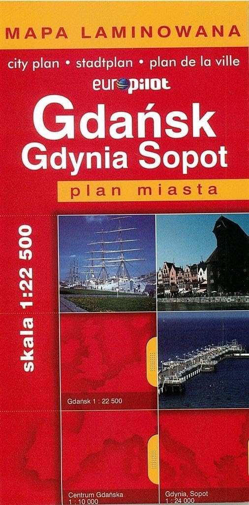 Gdansk Gdynia Sopot Plan miasta 1: 22 500 Travel