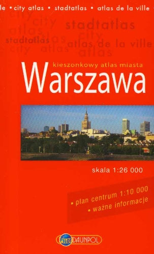 Warszawa Kieszonkowy atlas miasta 1: 26 000 Maps & Plans