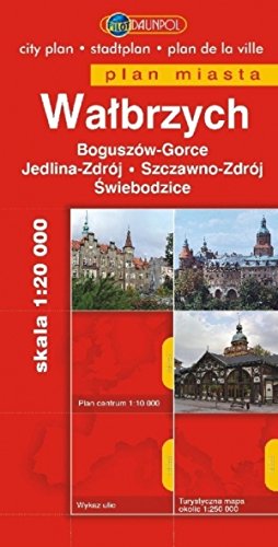 Walbrzych. Plan miasta w skali 1:20 000. Europilot Books
