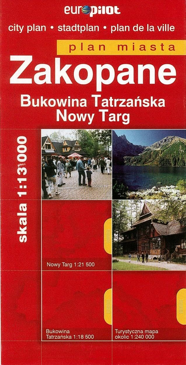 Zakopane Bukowina Tatrzańska Nowy Targ plan miasta Maps & Plans