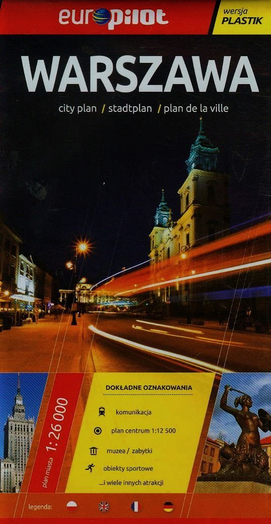 Warszawa Europilot plan miasta Maps & Plans