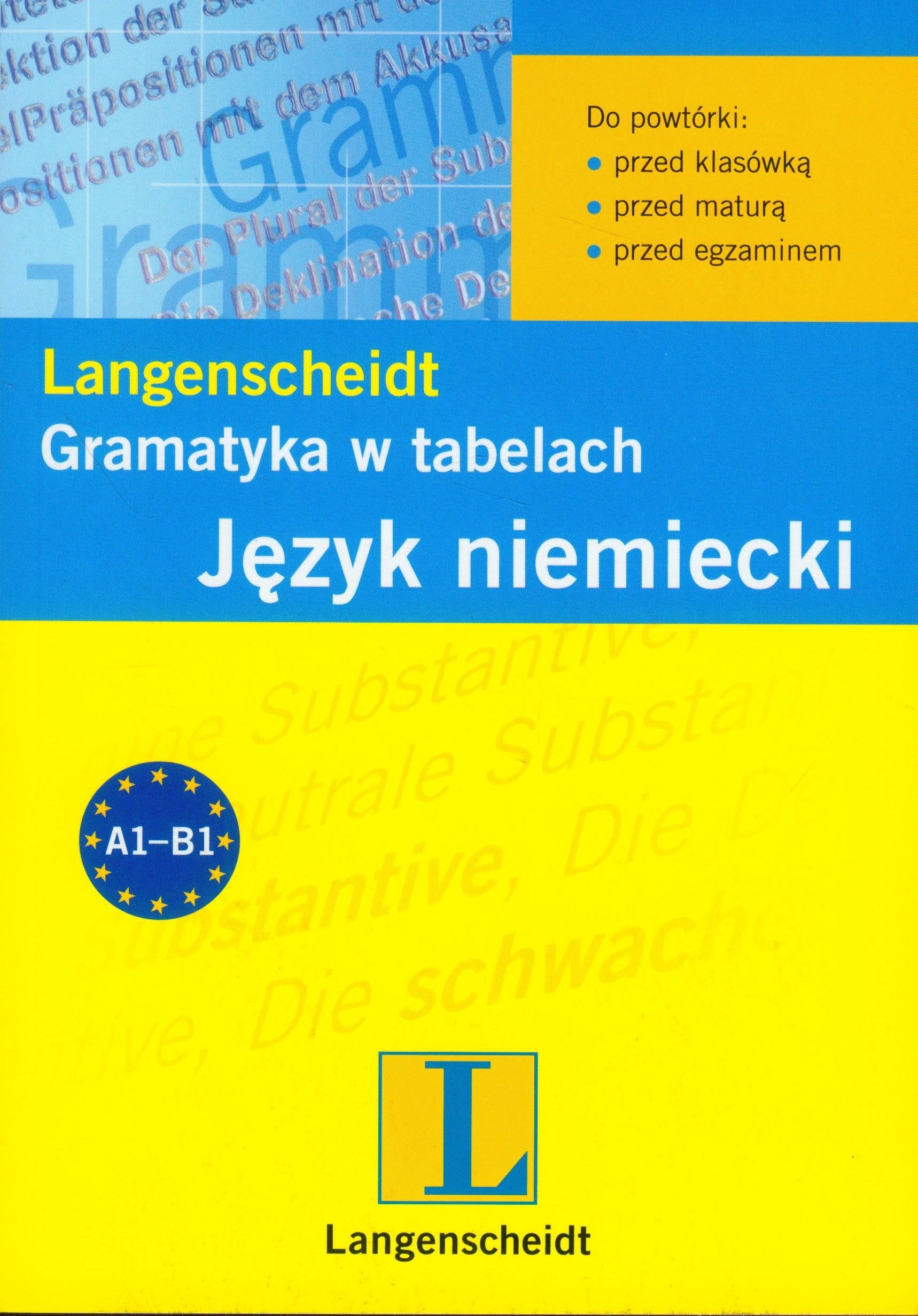 Gramatyka w tabelach. Język niemiecki Books