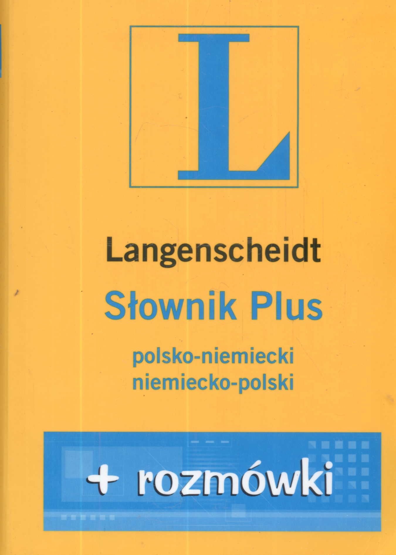 Słownik Plus polsko niemiecki niemiecko polski + rozmówki Books