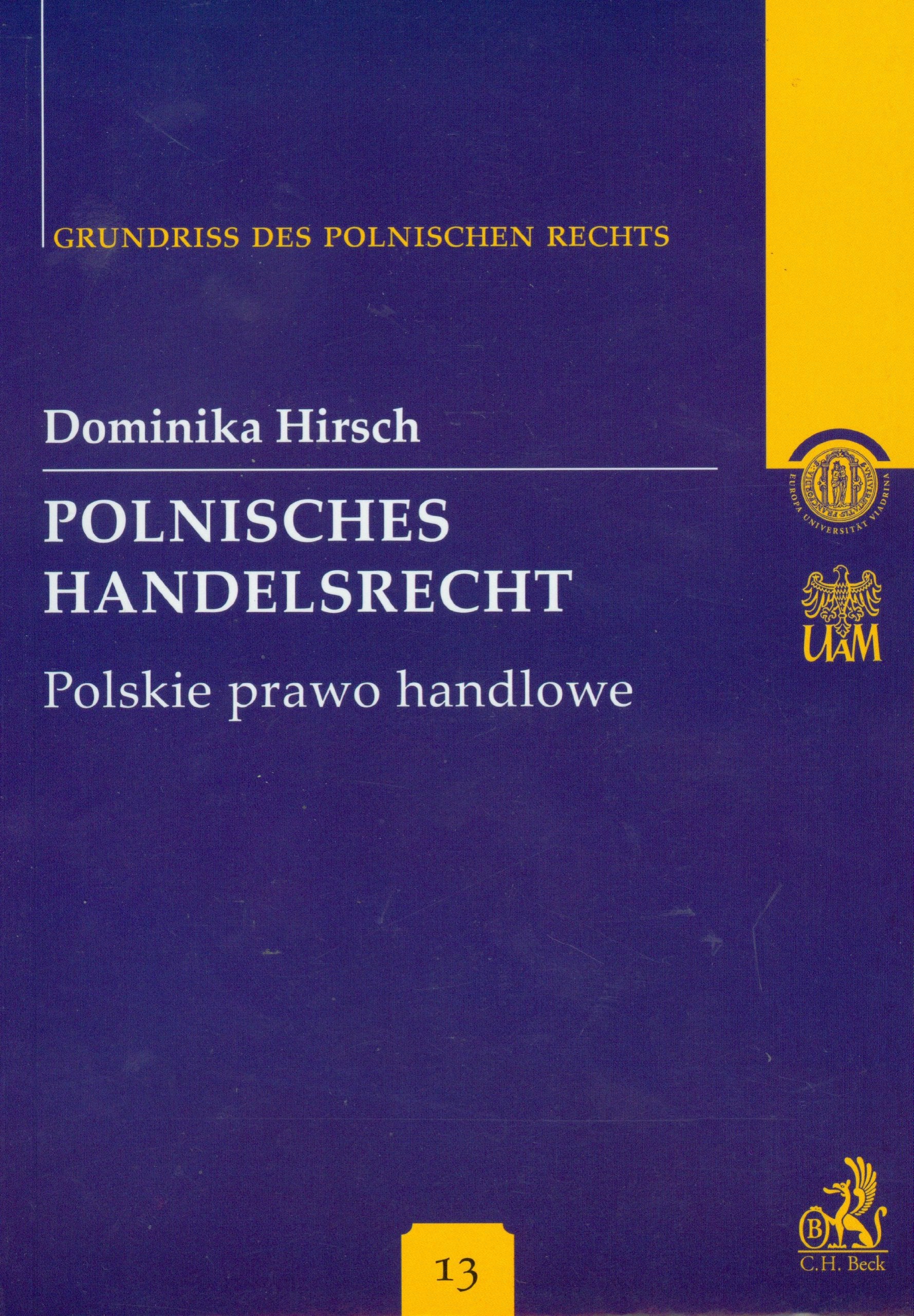 Polnisches handelsrecht Polskie prawo handlowe Books