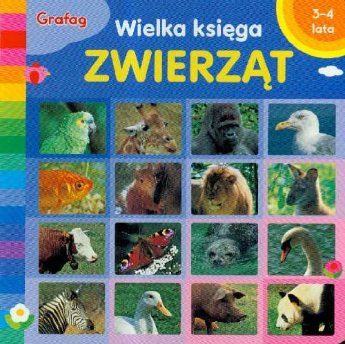 Wielka księga zwierząt 3-4 lata Books