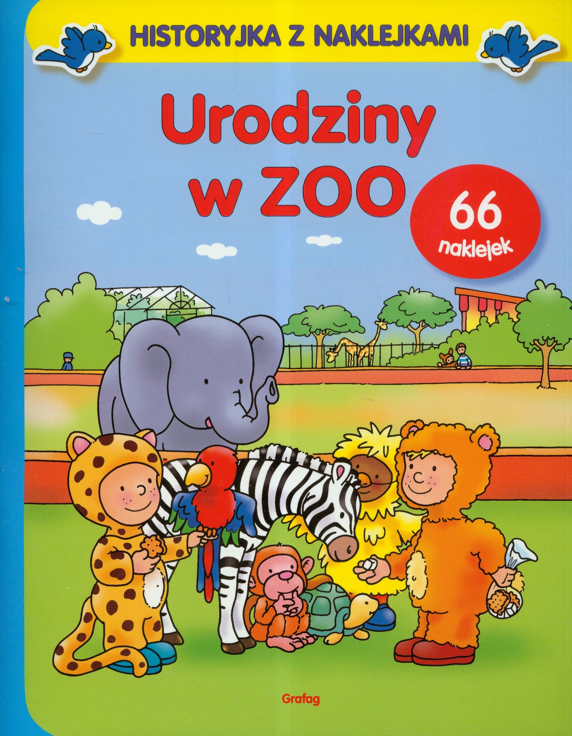 Urodziny w ZOO Historyjka z naklejkami Books