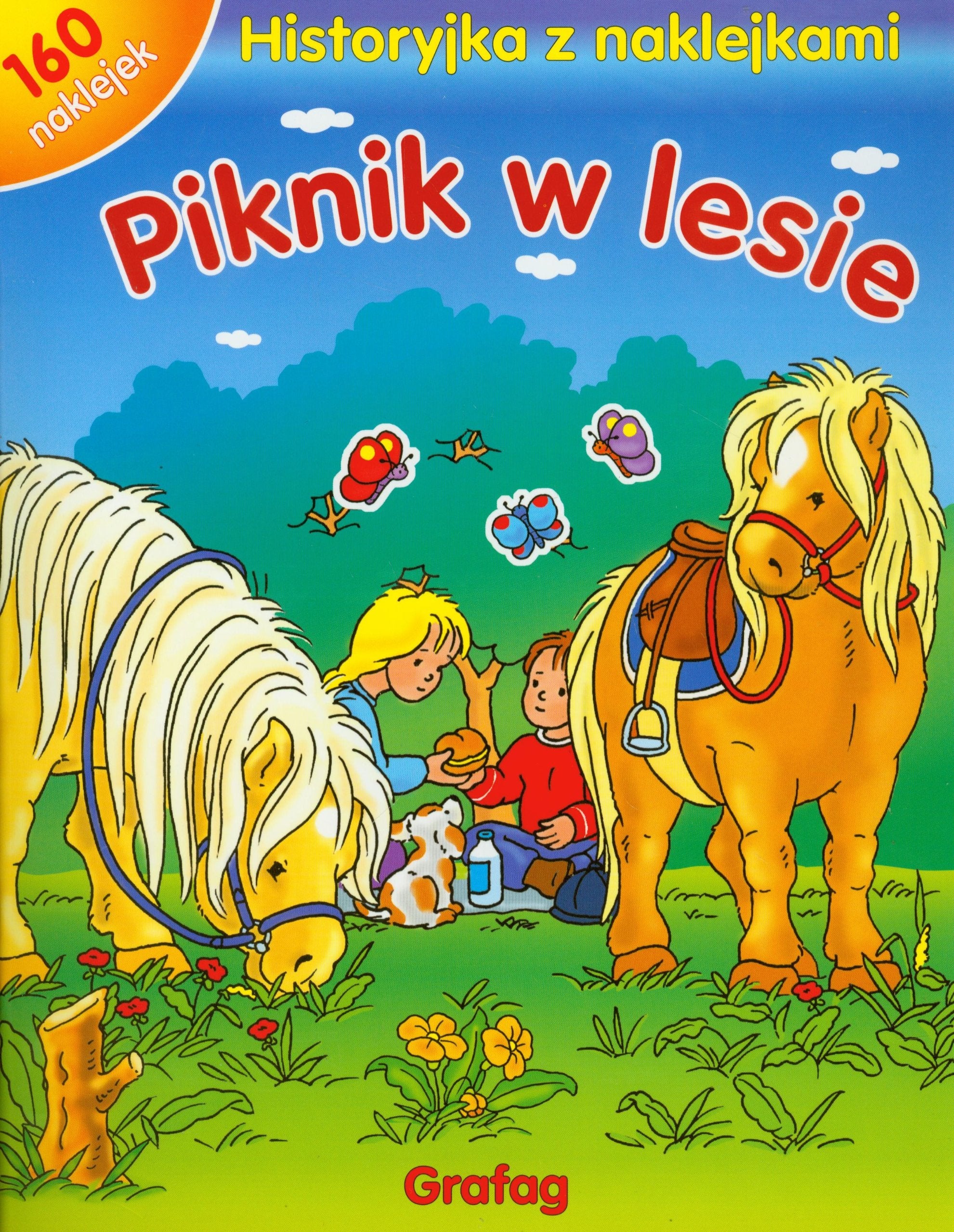 Piknik w lesie: Historyjka z naklejkami Books