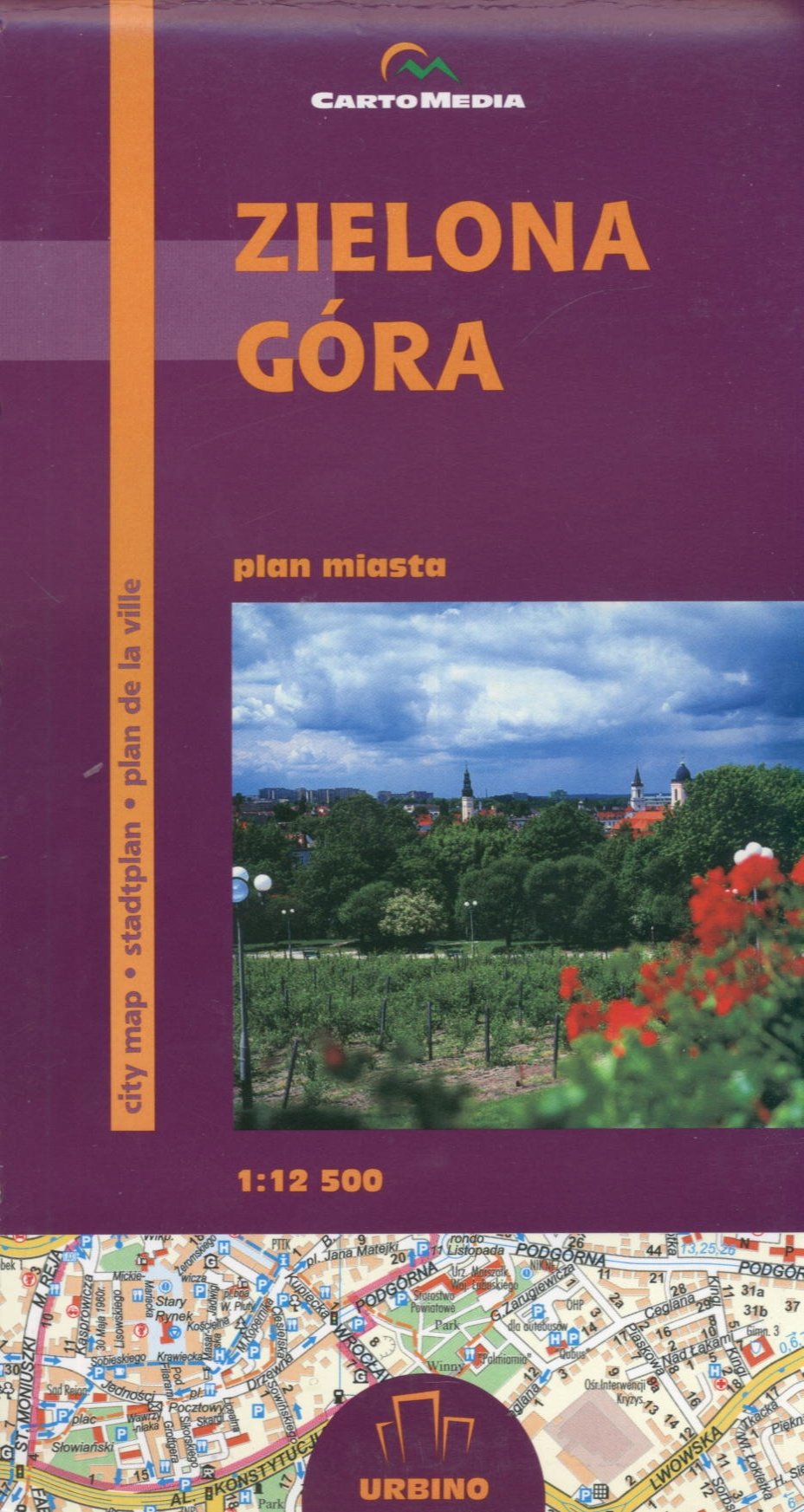 Zielana Gora /Grünberg Stadtplan: Stadtplan 1:12500 Maps & Plans
