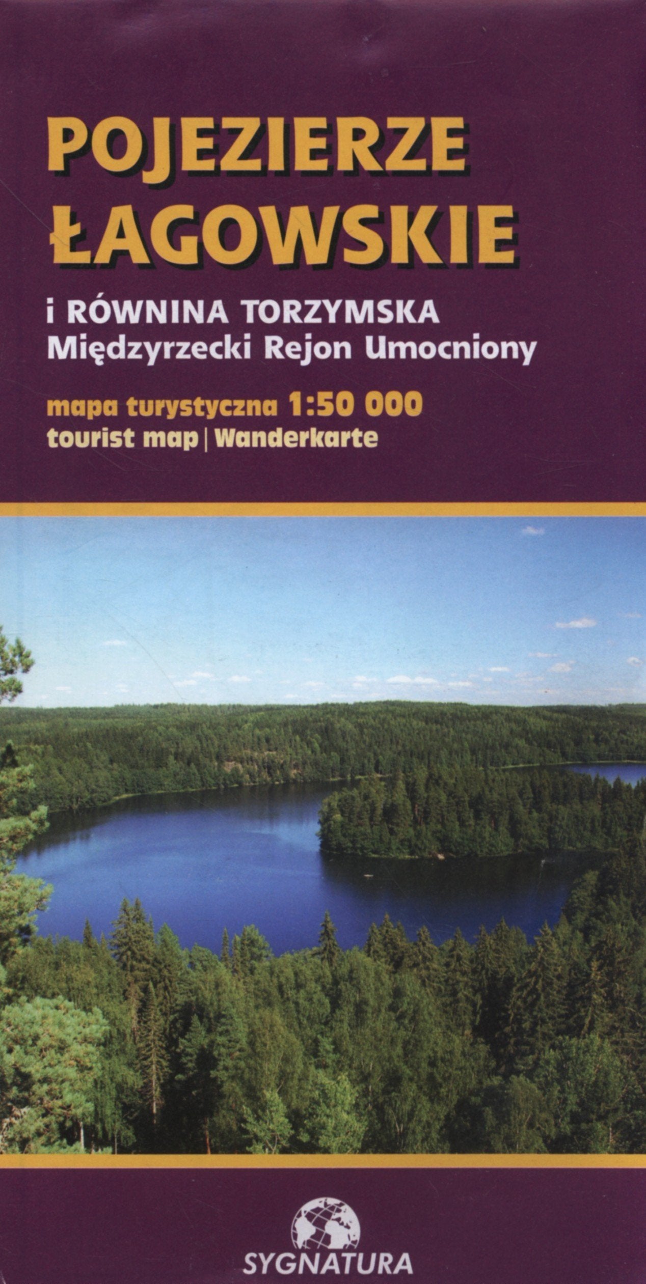 Pojezierze Lagowskie i Równina Torzymska 1:50 000 Maps & Plans