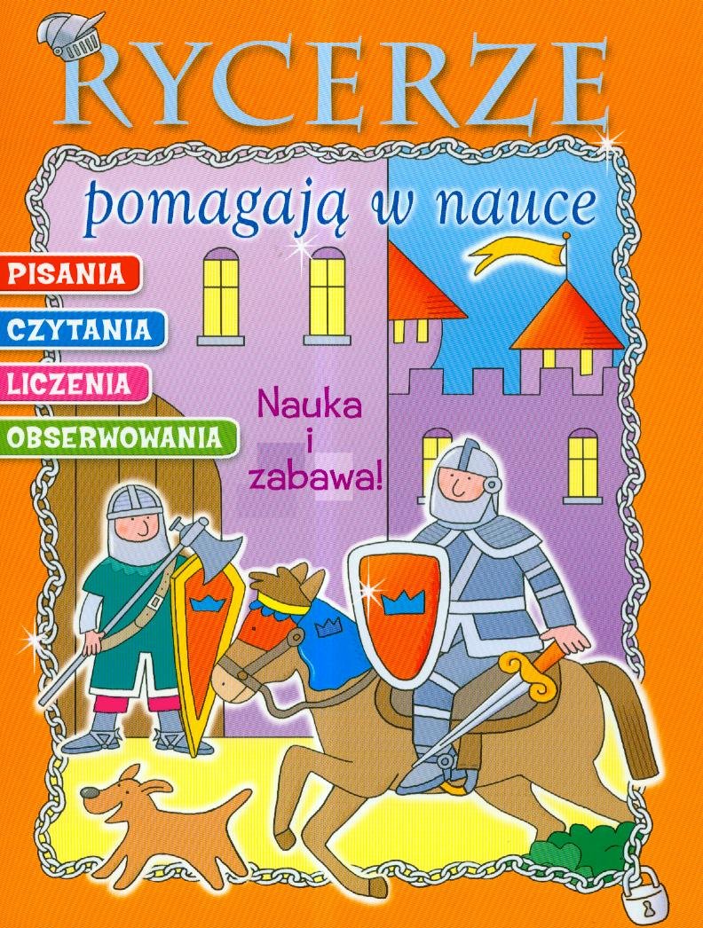 Rycerze pomagają w nauce pisania czytania liczenia obserwowania Books