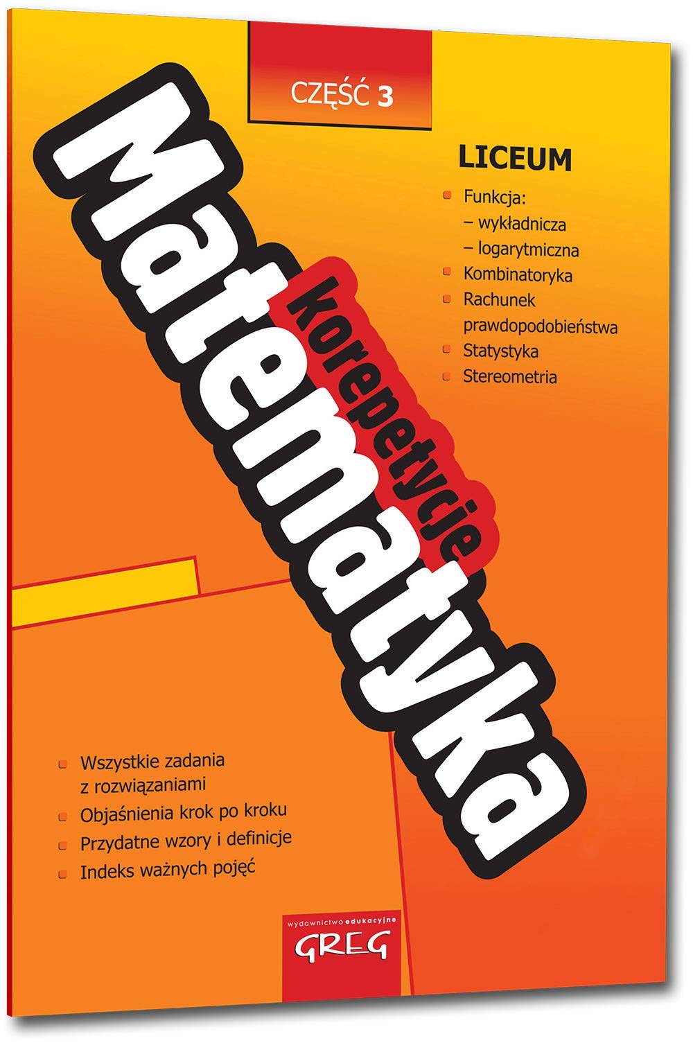 Matematyka korepetycje część 3 book