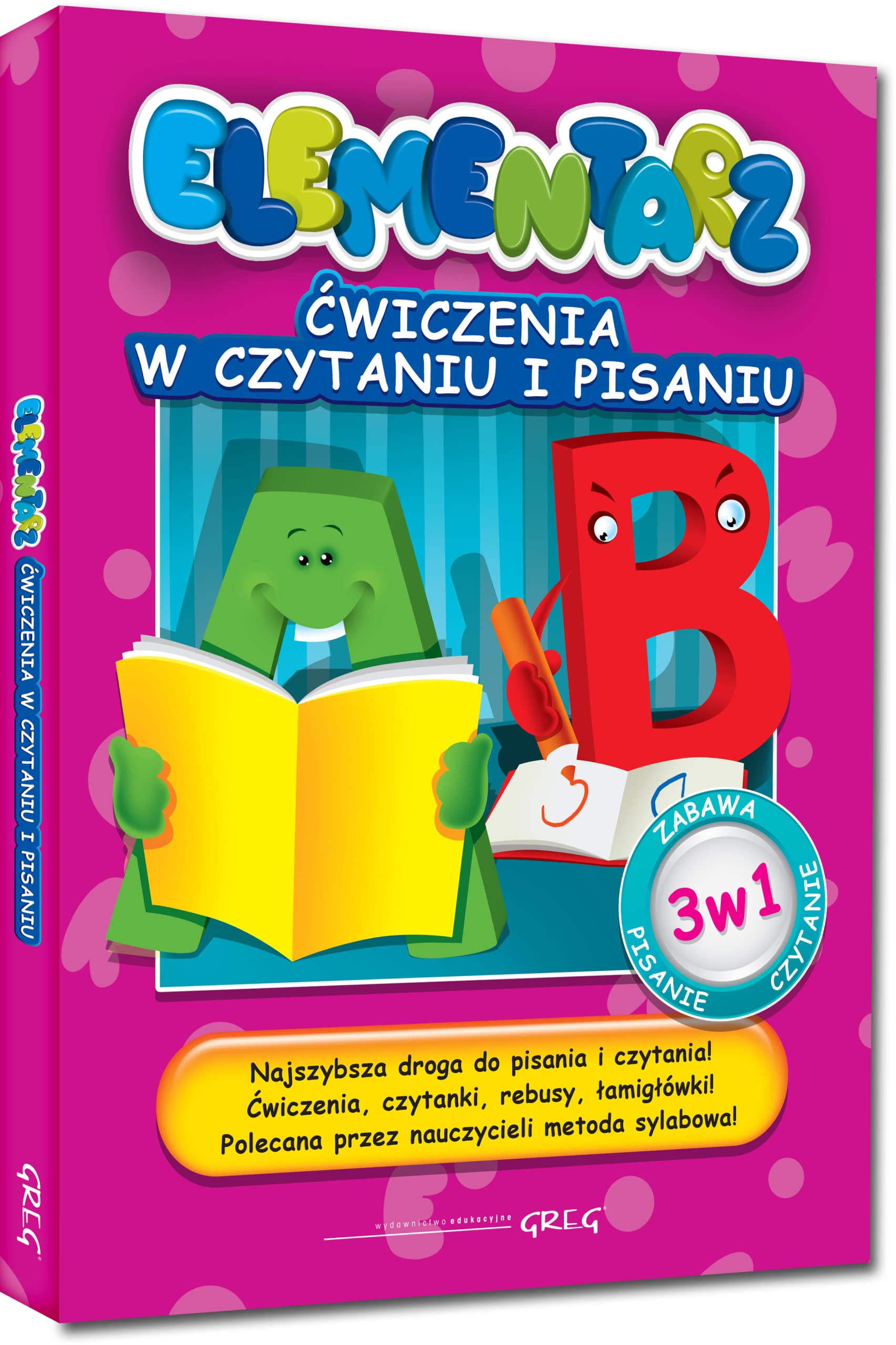 Ćwiczenia w czytaniu i pisaniu Elementarz book