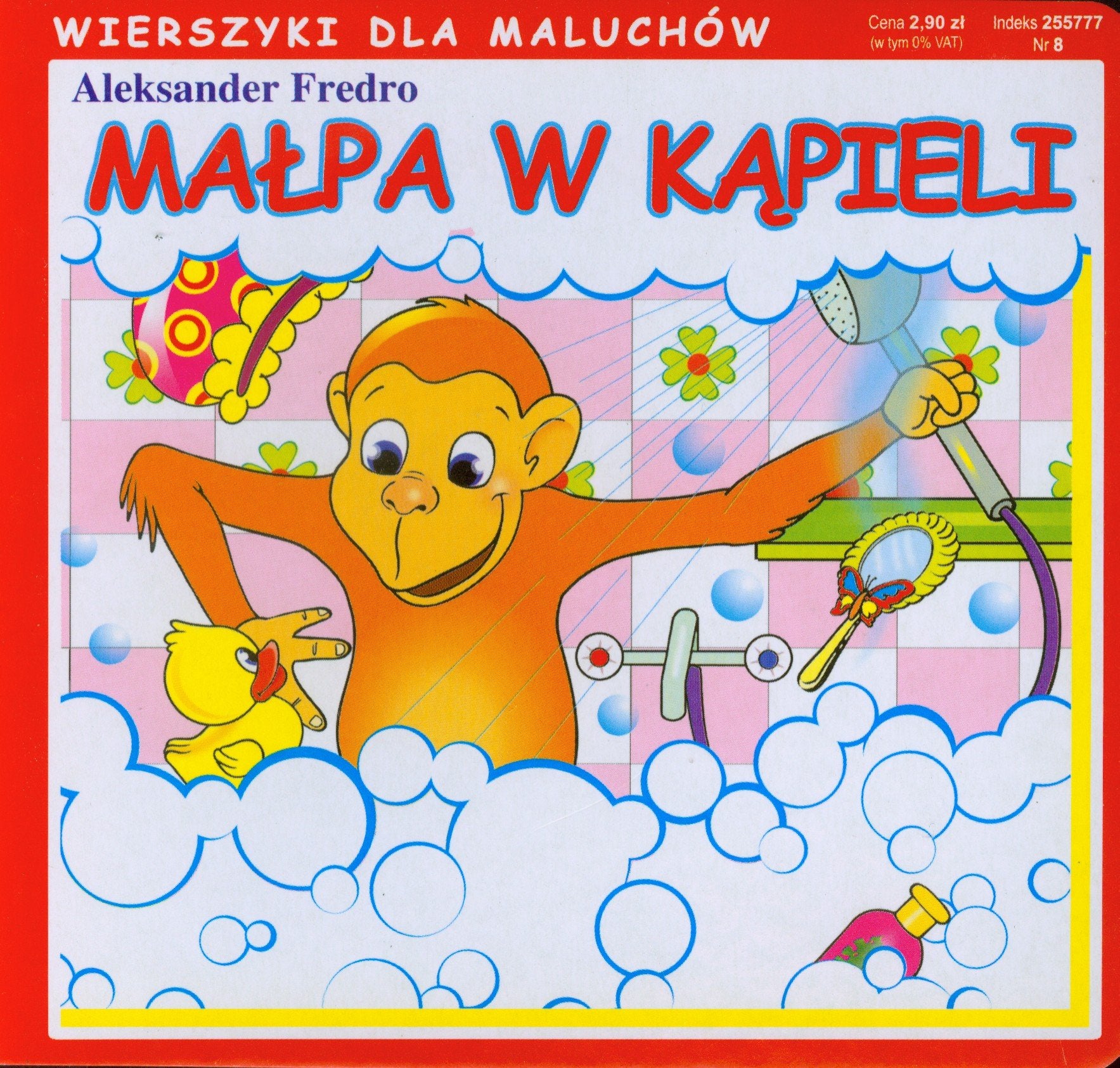 Malpa w kapieli Wierszyki dla maluchów book