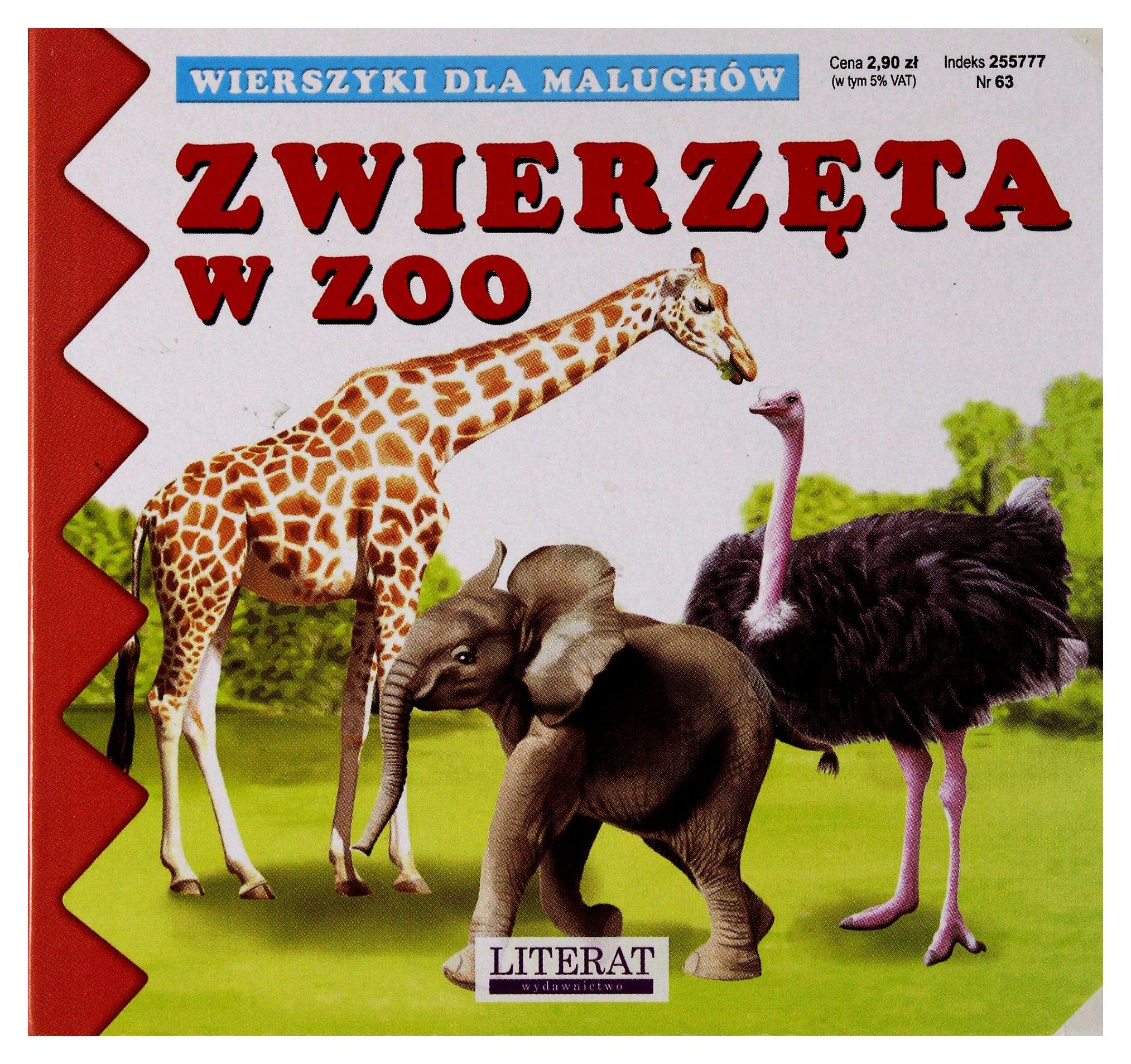 Zwierzęta w zoo: Wierszyki dla maluchów Books