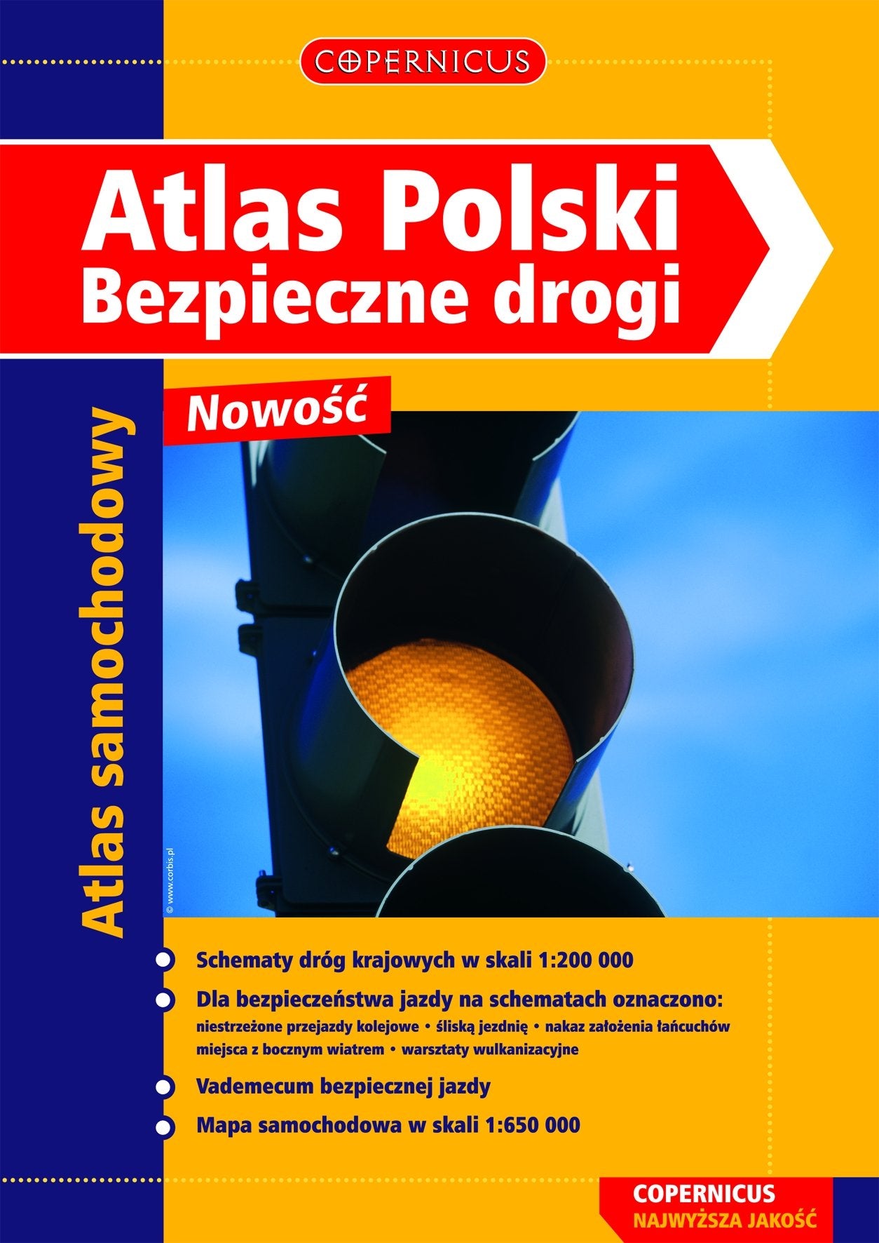 Atlas Polski Bezpieczne drogi: Atlas samochodowy Books