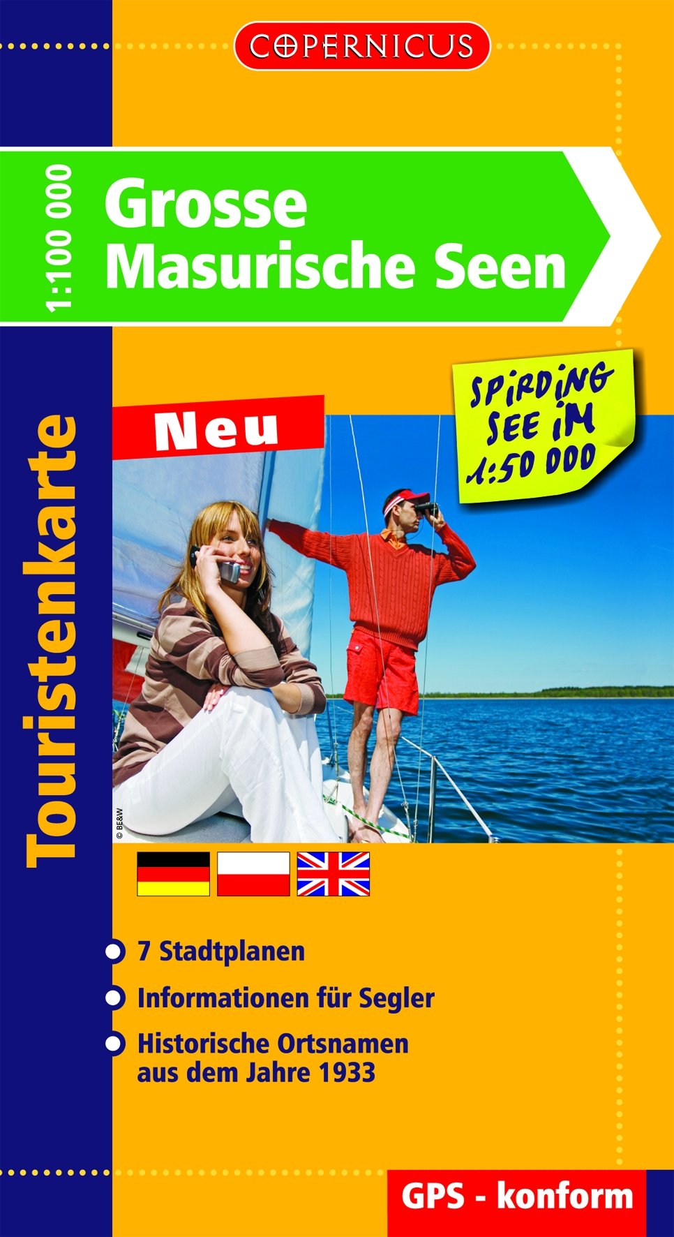 Grosse Masurische Seen touristenkarte Maps & Plans