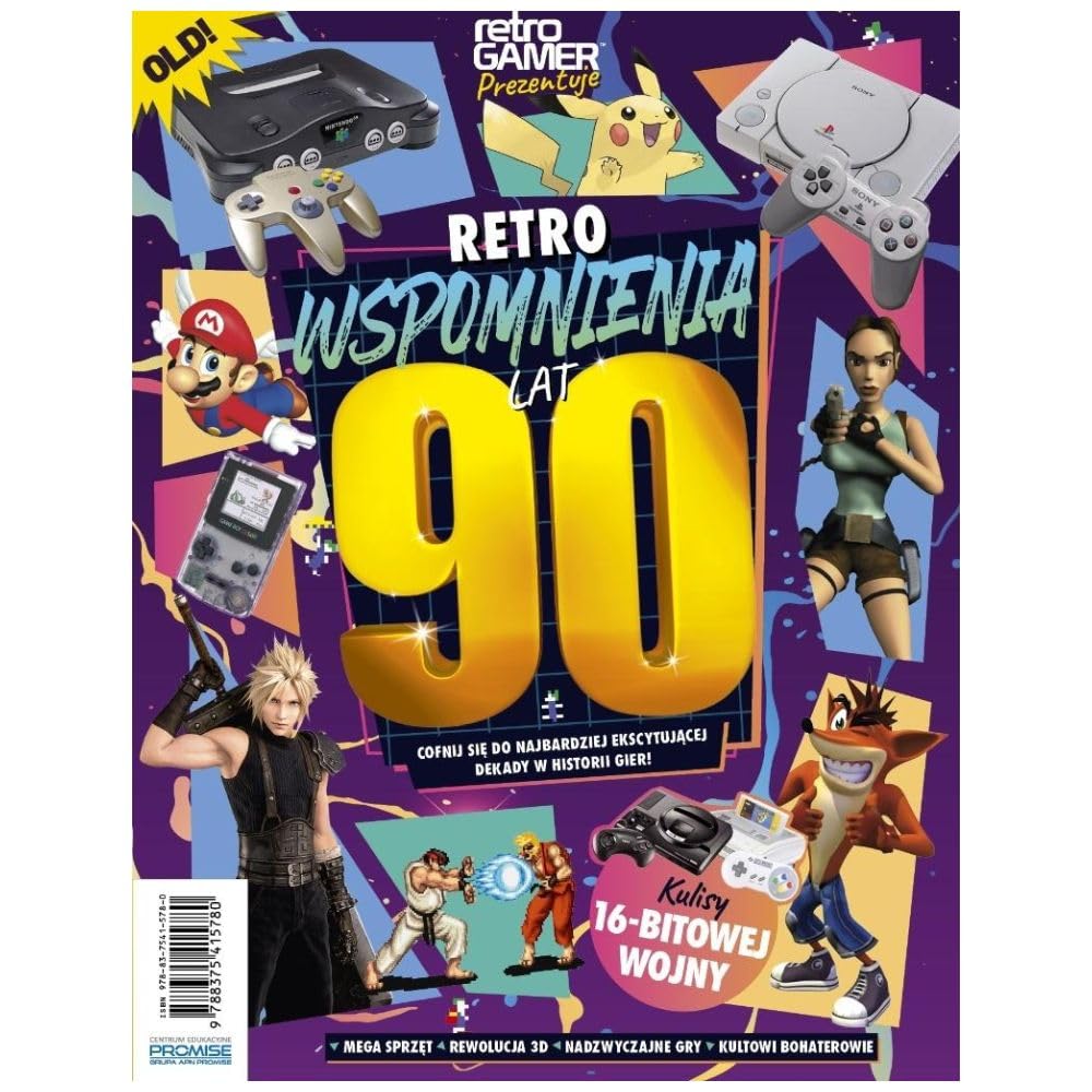 Retro Wspomnienia lat 90: Cofnij się do najbardziej ekscytującej dekady w historii gier! Books
