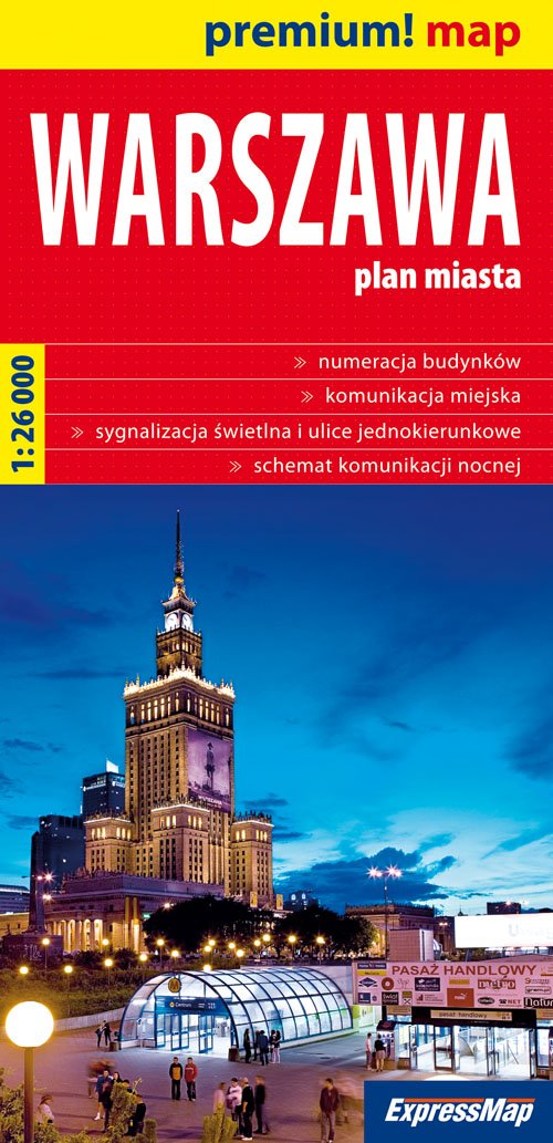 Warszawa - plan miasta 1:26 000 Maps & Plans