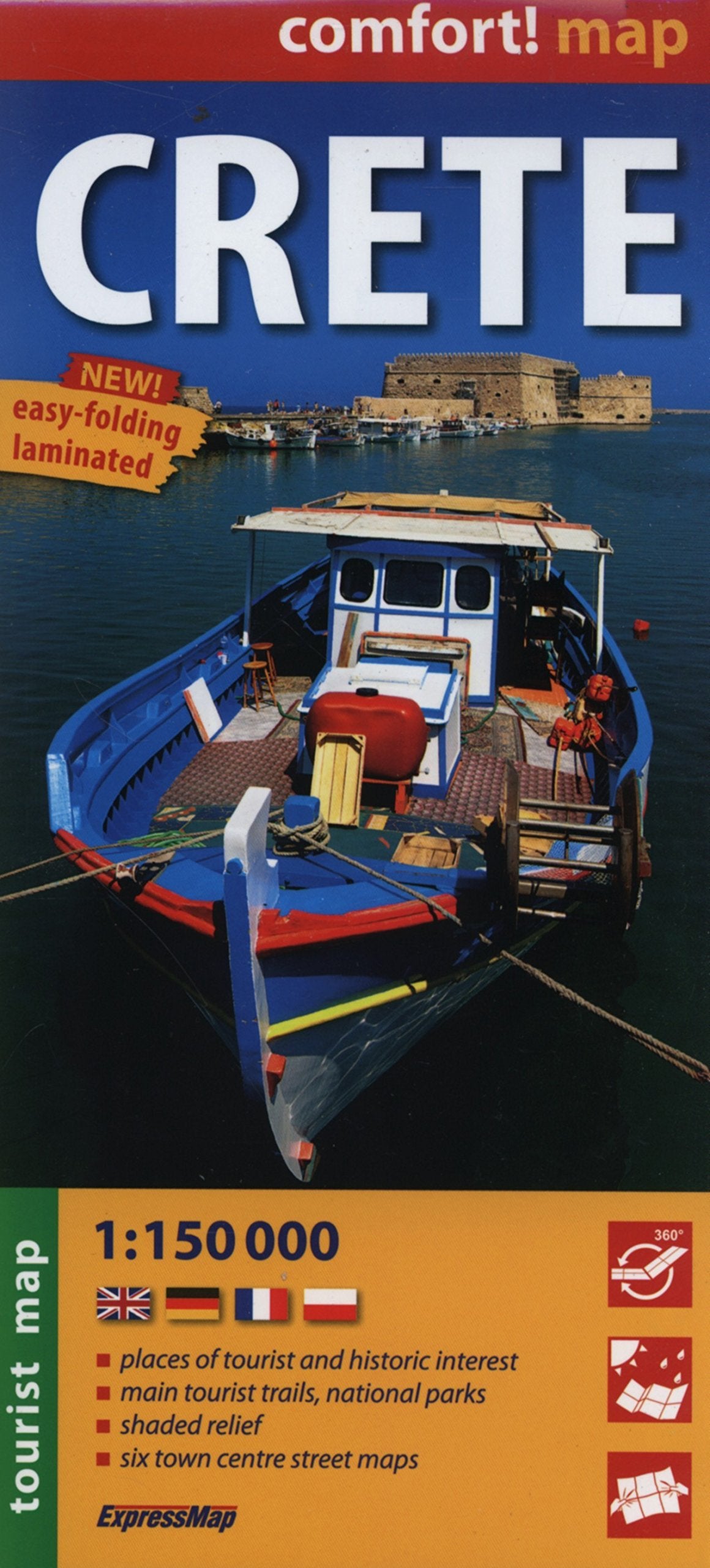 Crete 1 : 150 000 Leisure, Home & Garden