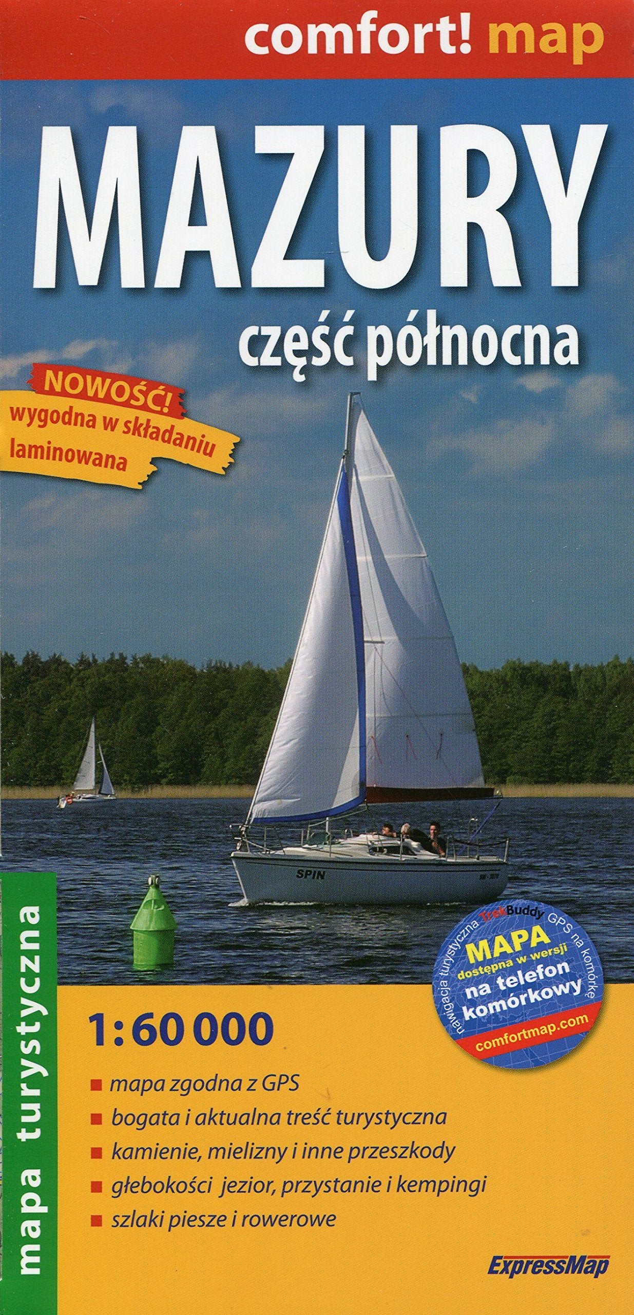 Mazury czesc pólnocna / Masuren - Nördlicher Teil 1 : 60 000 Leisure, Home & Garden