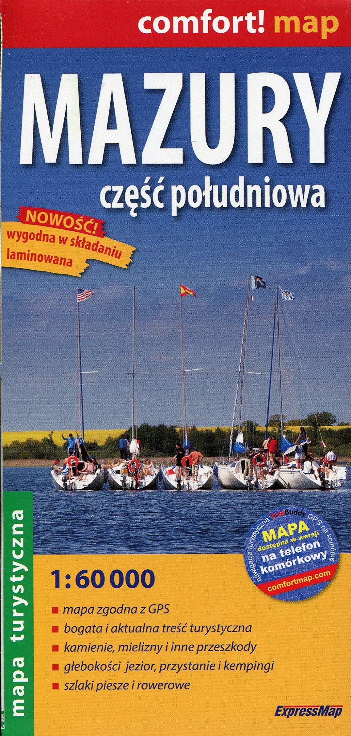 Mazury czesc pólnocna / Masuren - Südlicher Teil 1 : 60 000 Leisure, Home & Garden
