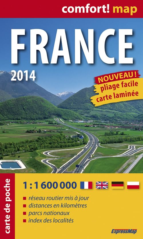 France 2014 1/1M6 (Comfort !Map, Poche) book