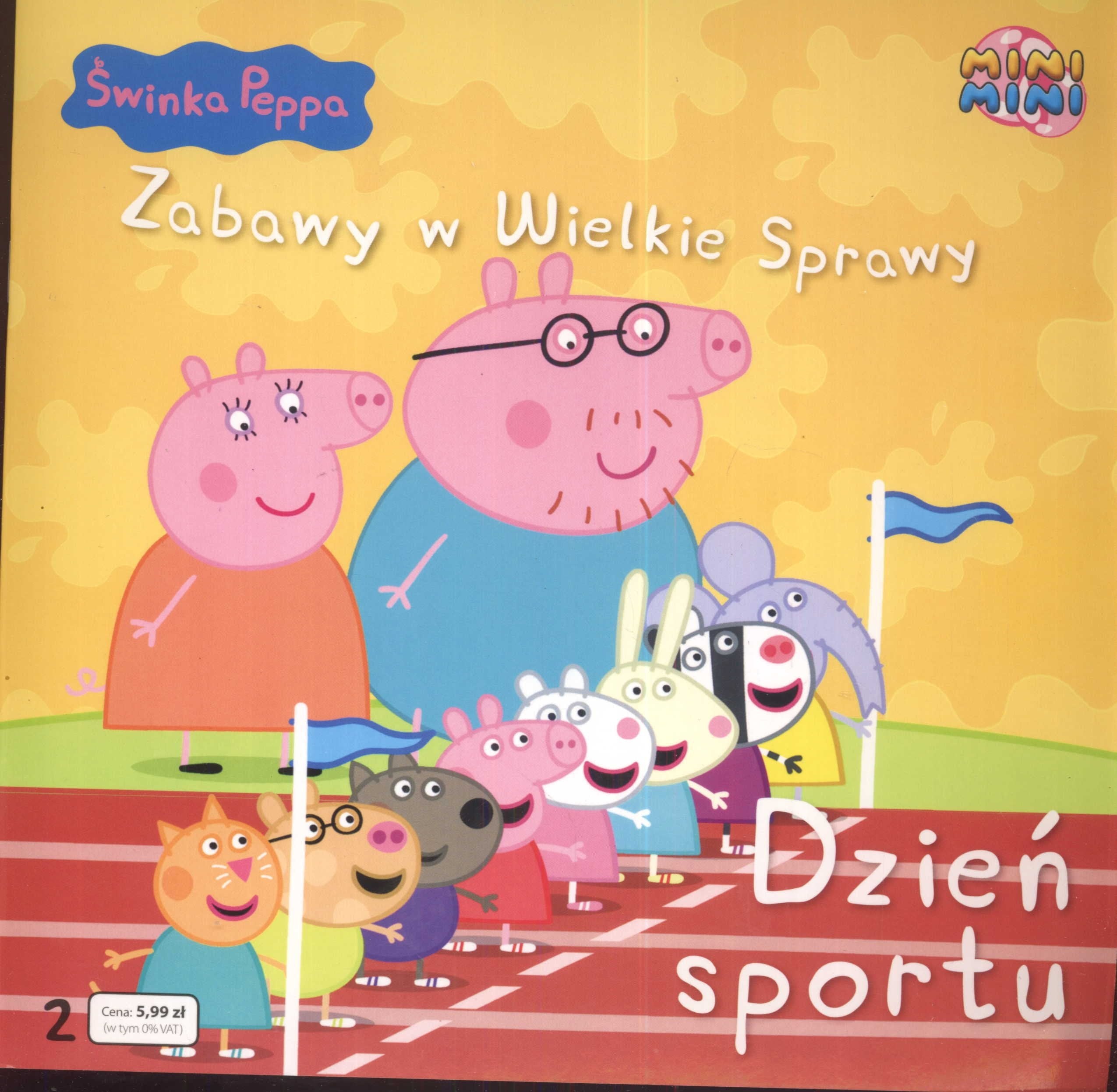 Świnka Peppa Dzień sportu Books
