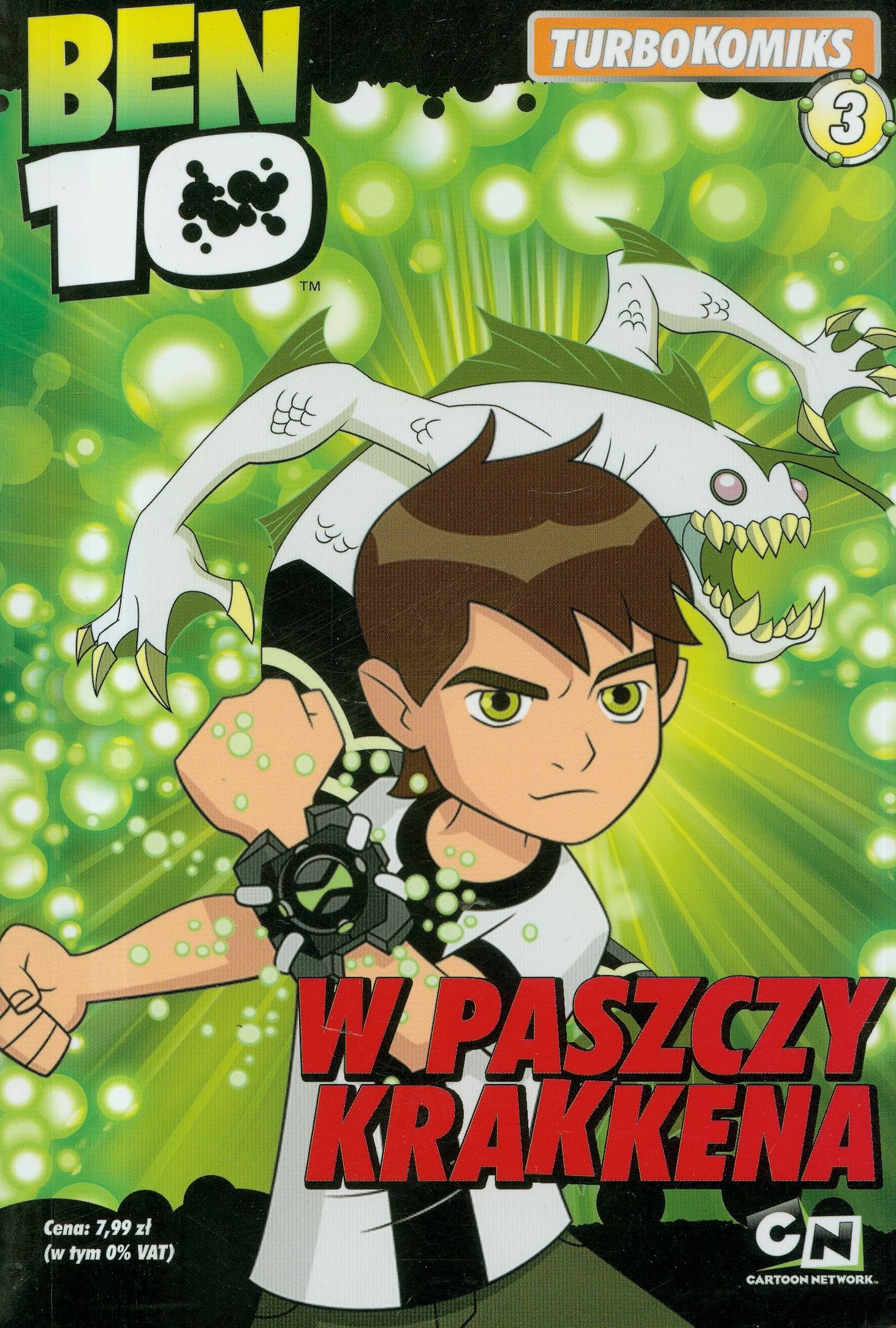 Ben 10 Turbokomiks 3 W paszczy Krakkena Books