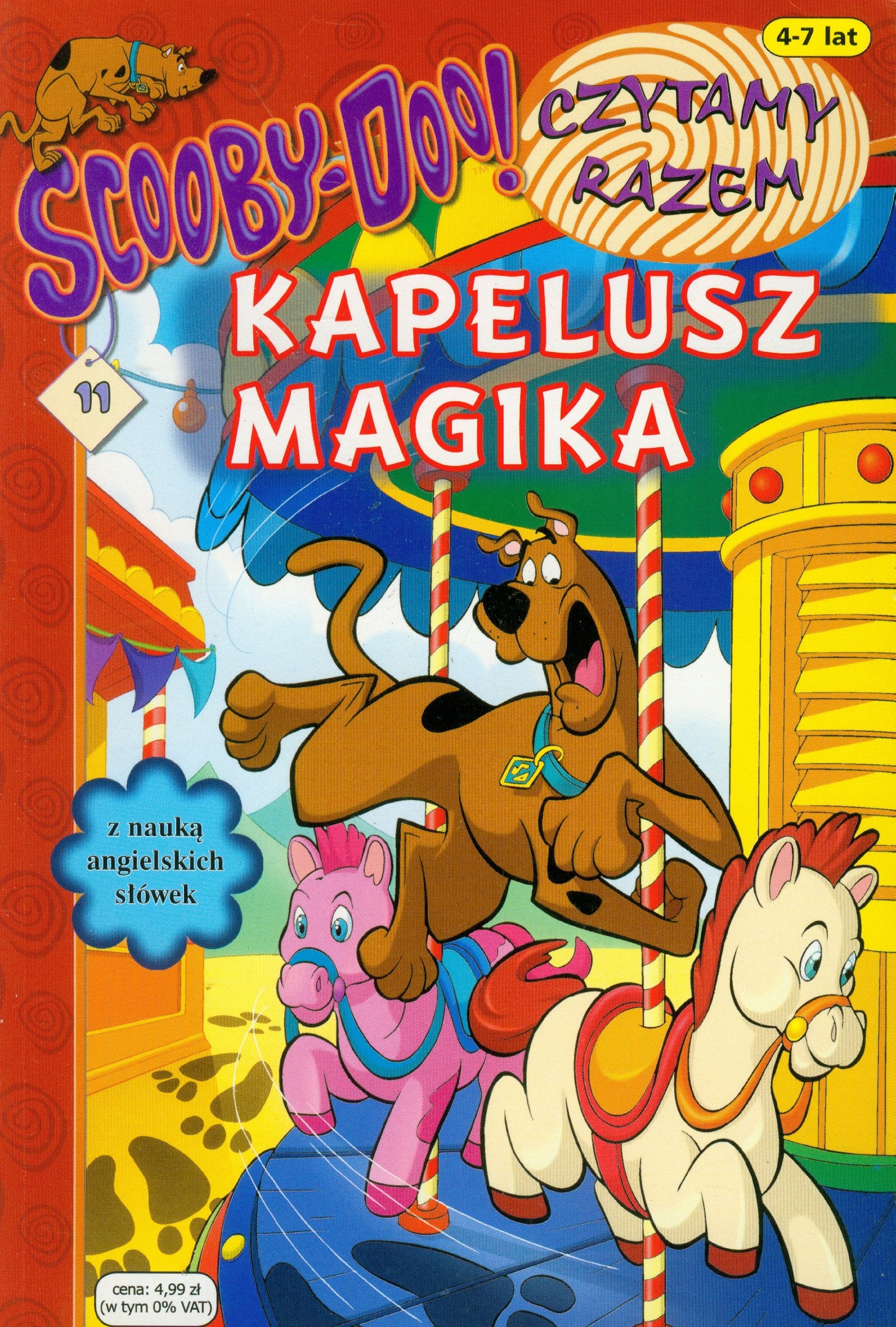 Scooby-Doo! Czytamy razem 11 Kapelusz magika: 4-7 lat book