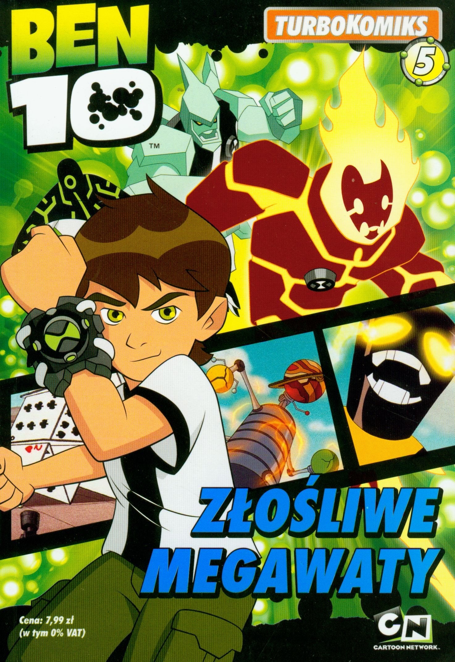 Ben 10 Turbokomiks 5 Zlosliwe megawaty book