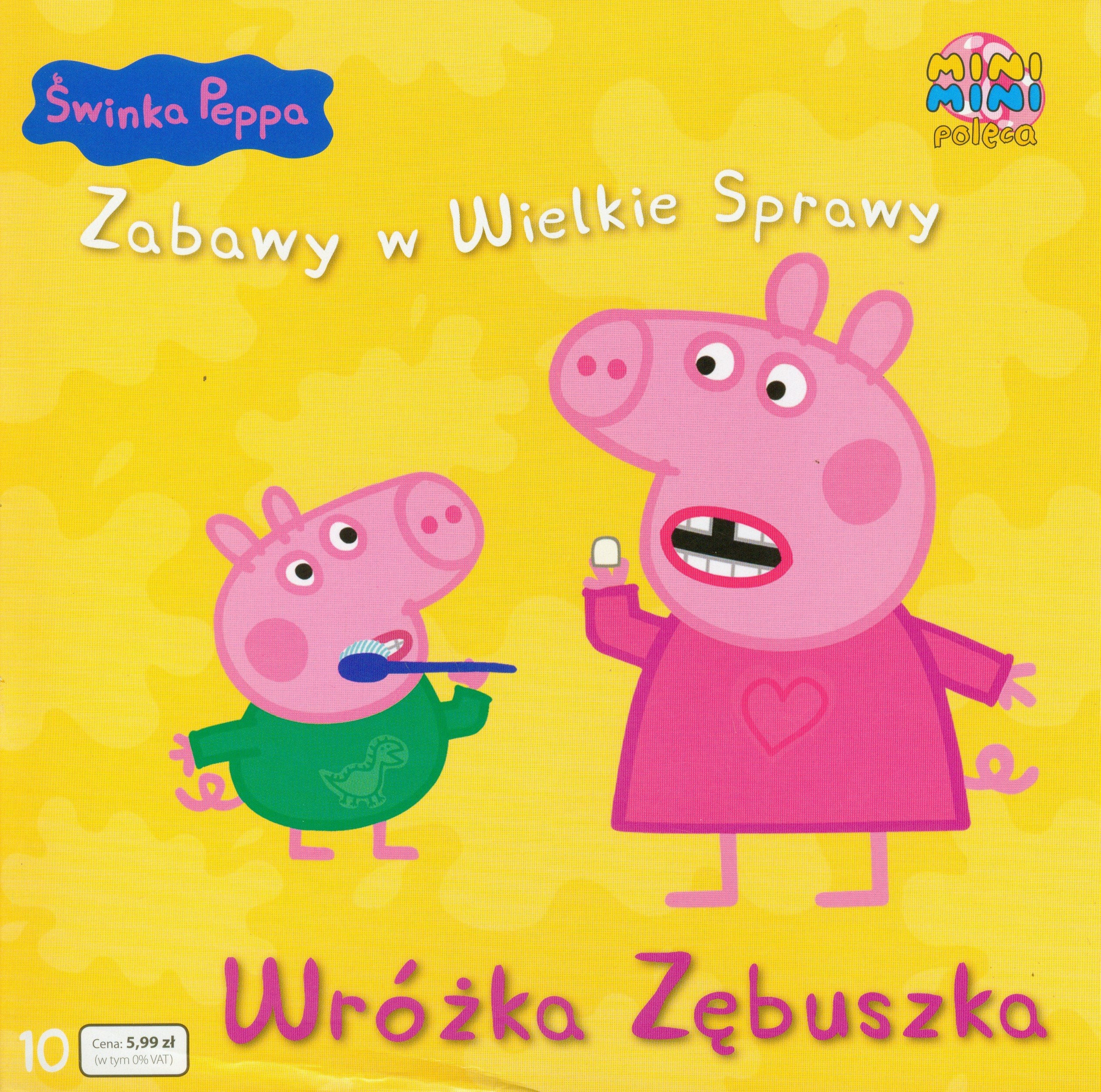 Świnka Peppa Zabawy w Wielkie Sprawy 10 Wróżka Zębuszka book