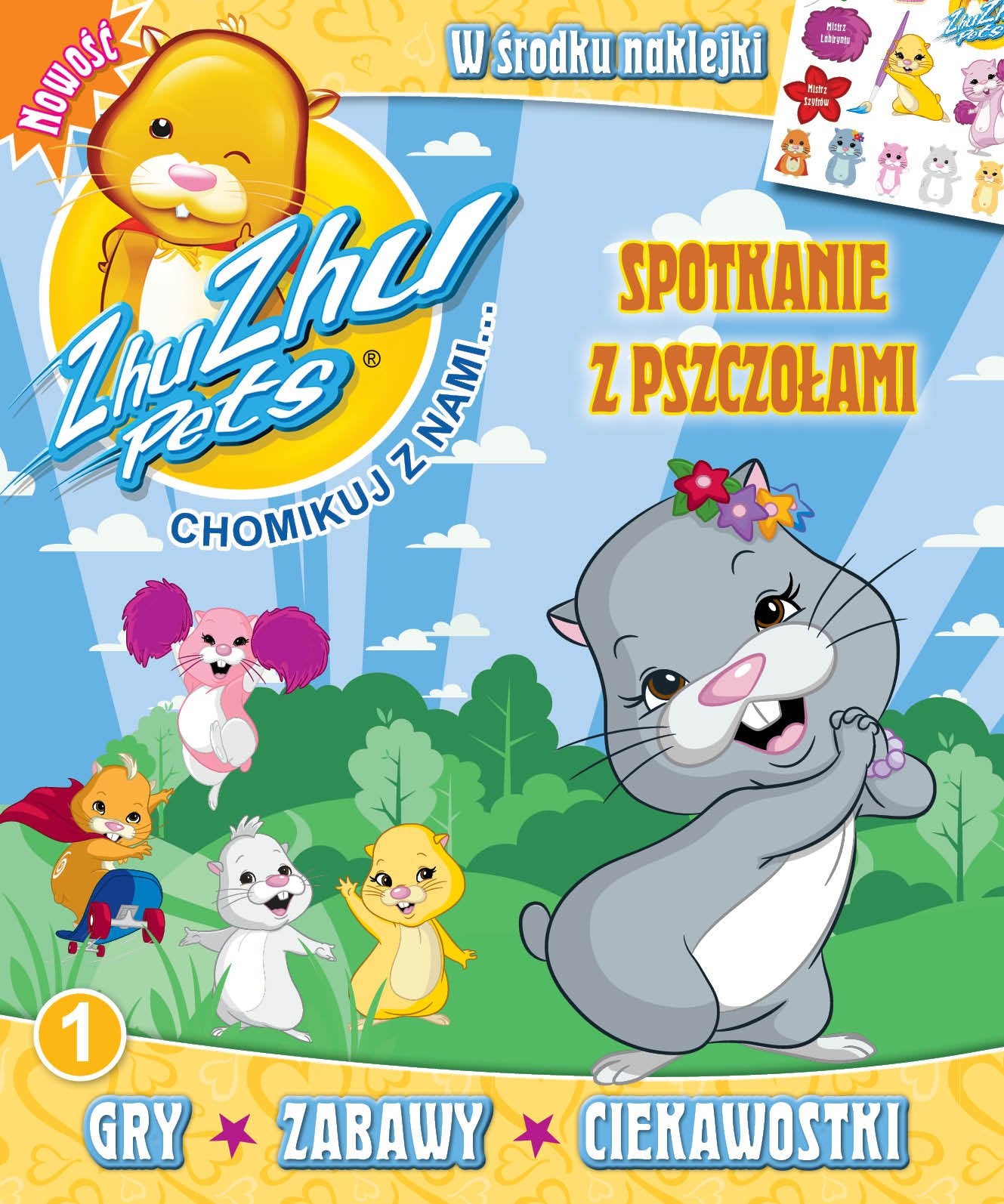 Zhu Zhu Pets Chomikuj z nami 1 Spotkanie z pszczołami book
