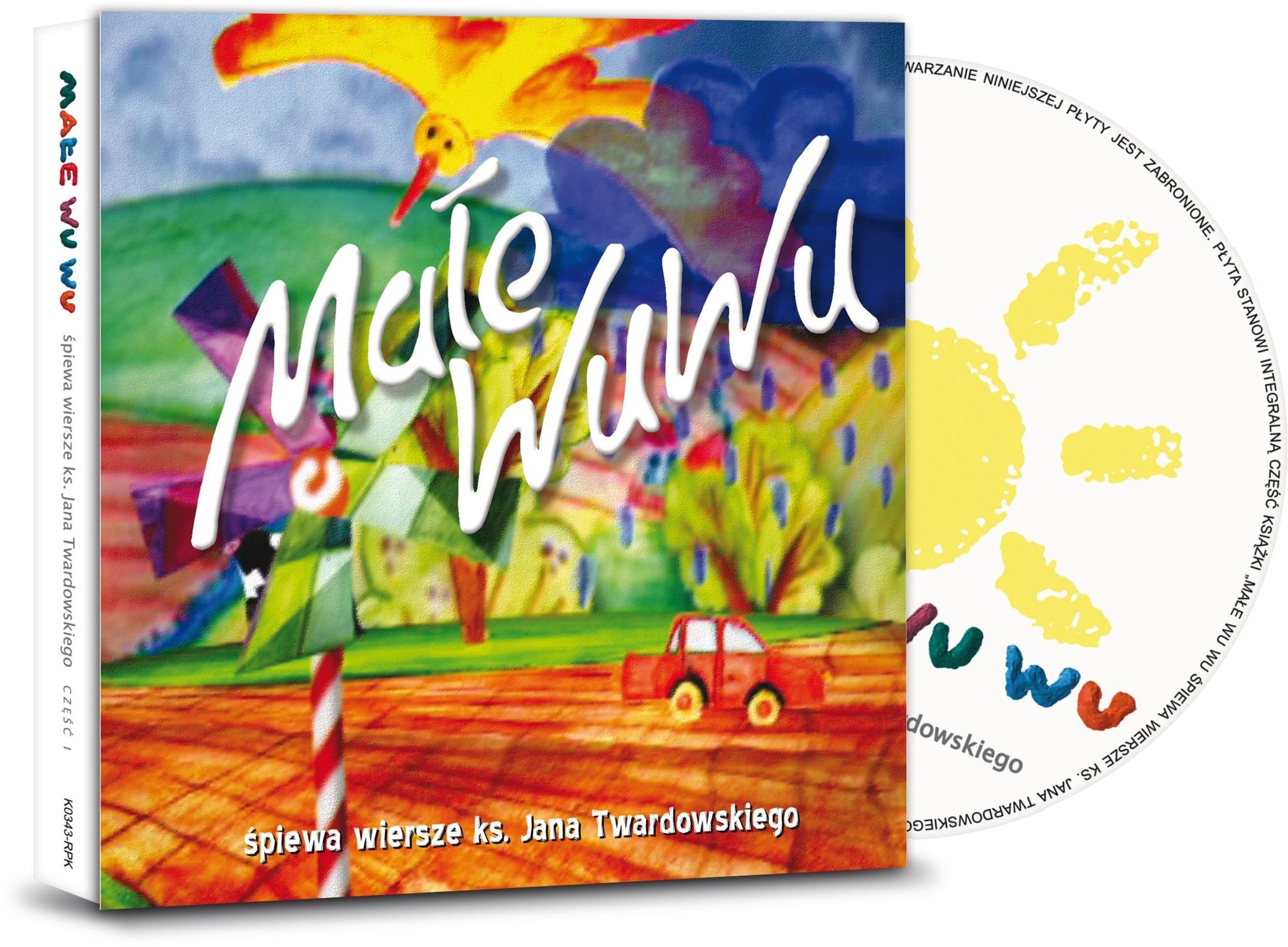 Male WuWu z plyta CD: spiewa wiersze ks. Jana Twardowskiego czesc 1 book