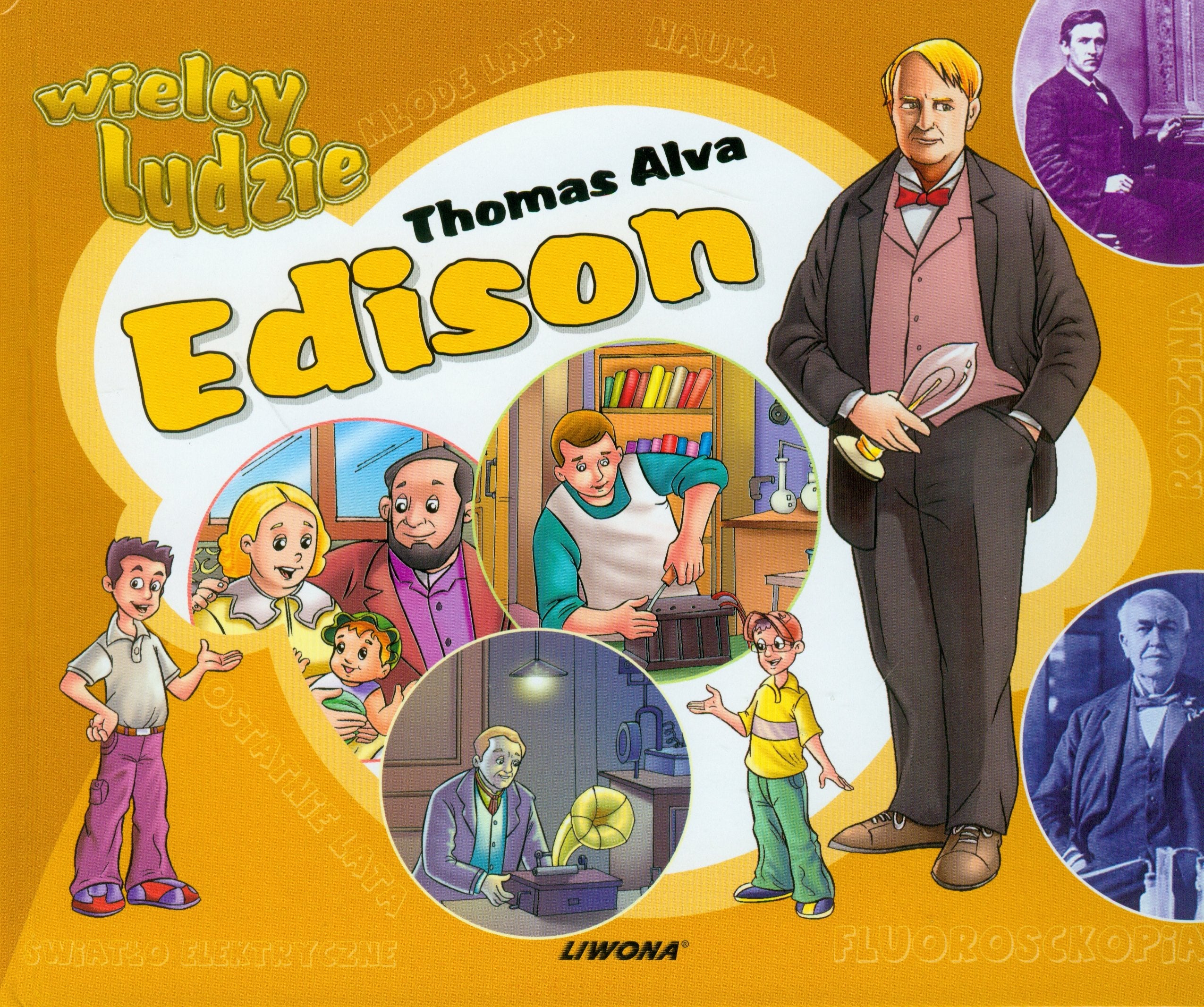 Wielcy ludzie Thomas Alva Edison book
