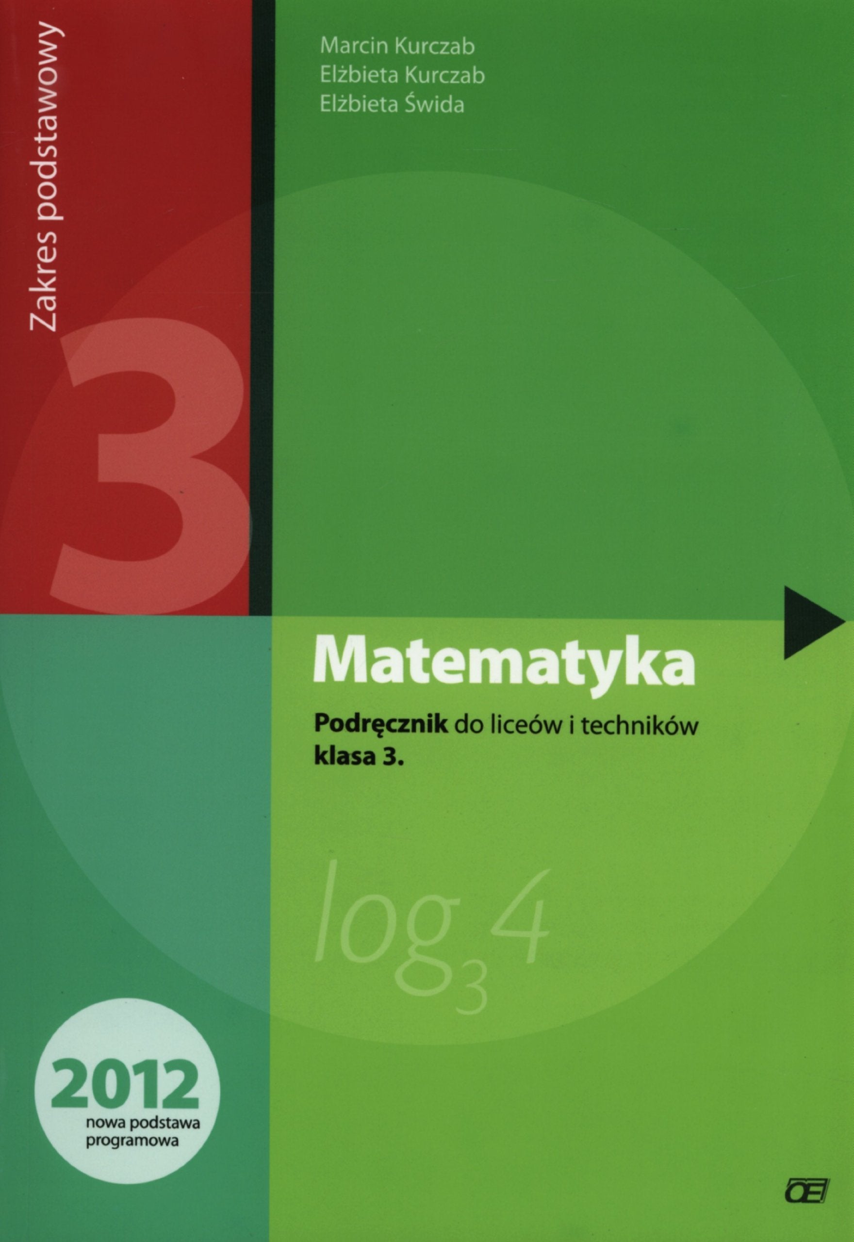 Matematyka 3 Podrecznik Liceum Zakres podstawowy Education & Training