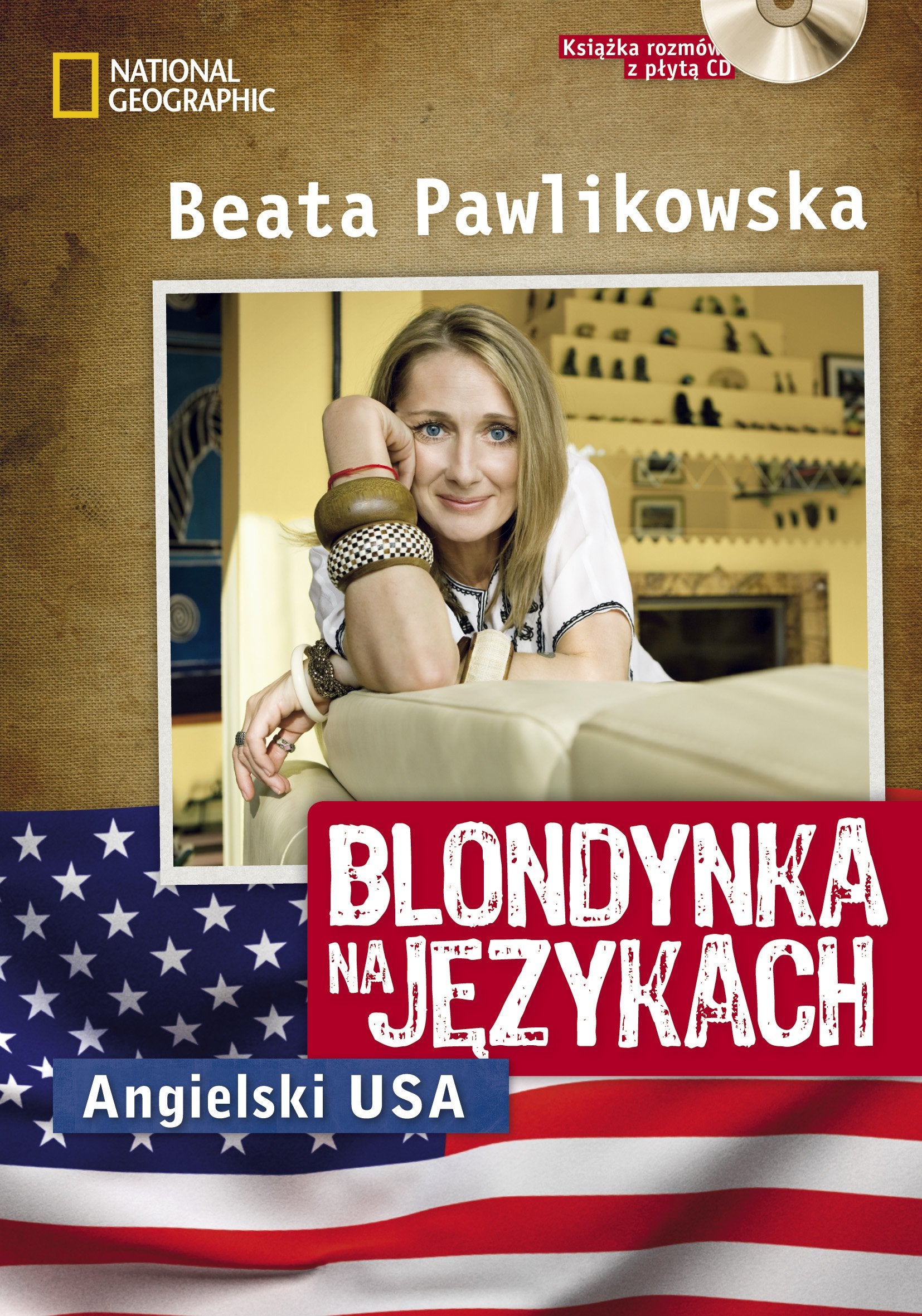 Blondynka na językach Angielski USA + CD: Kurs językowy Books