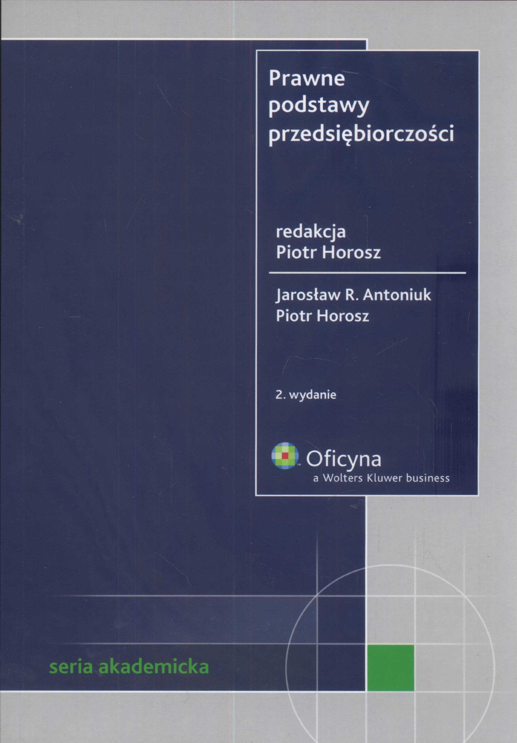 Prawne podstawy przedsiębiorczości Books